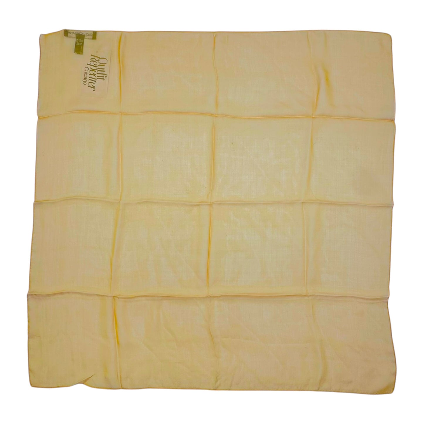 Dolce & Gabbana Orange Sheer Silk Square Scarf