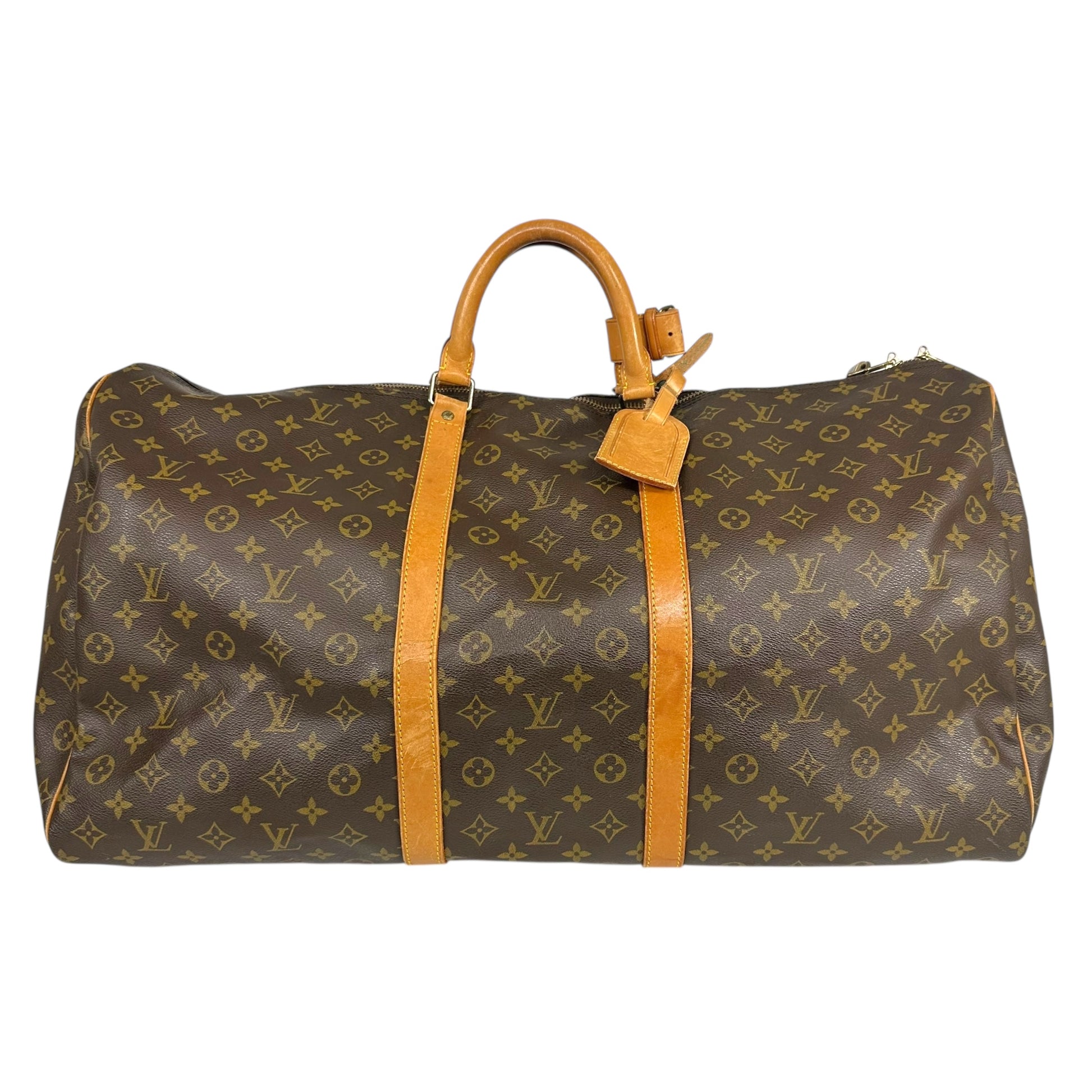 Louis Vuitton Classic Monogram Bandouliere 60 Duffle Bag - Outfit Repeater