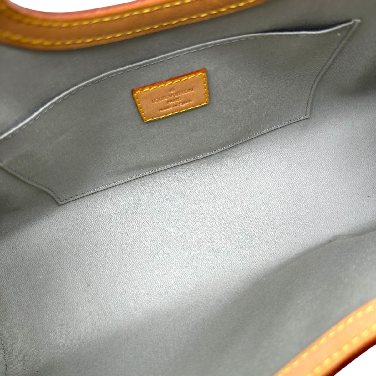 Louis Vuitton Vernis Monogram 2-Way Bag Butter Yellow
