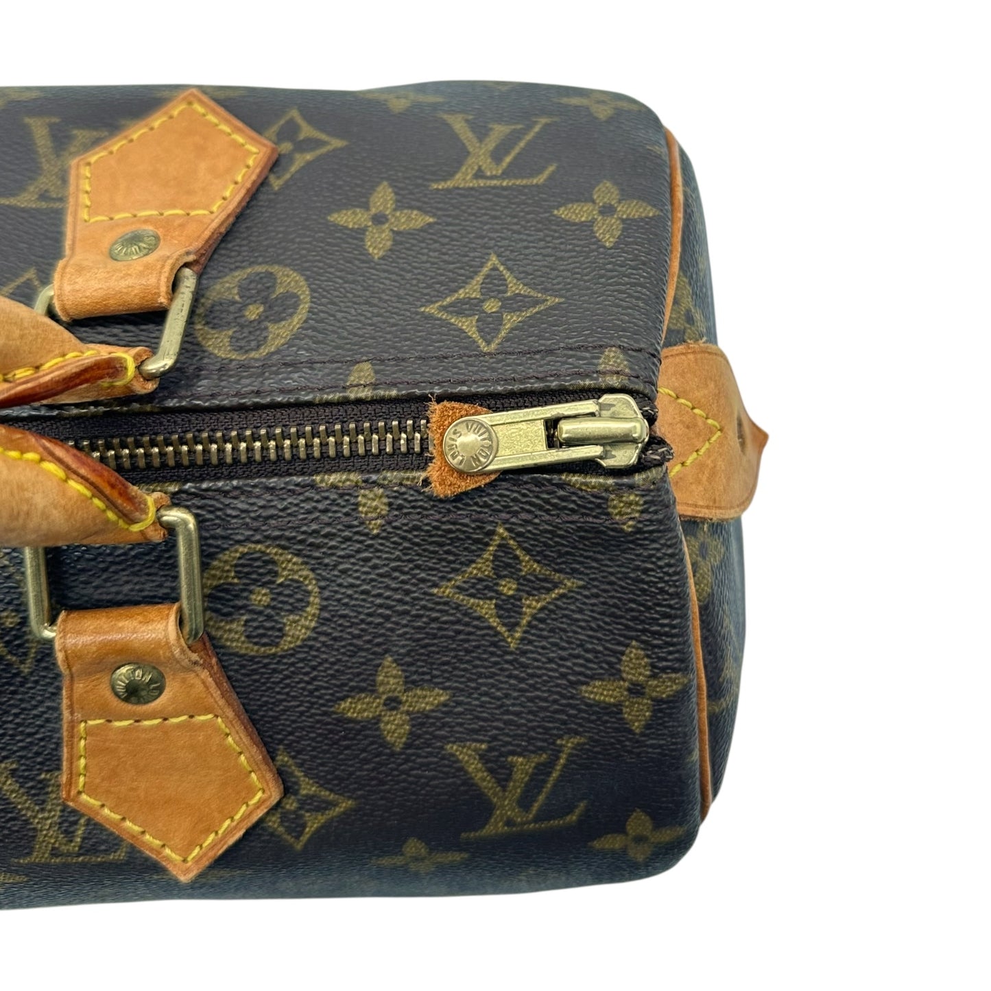 Louis Vuitton Brown Monogram Canvas Speedy 30 Bag - Outfit Repeater
