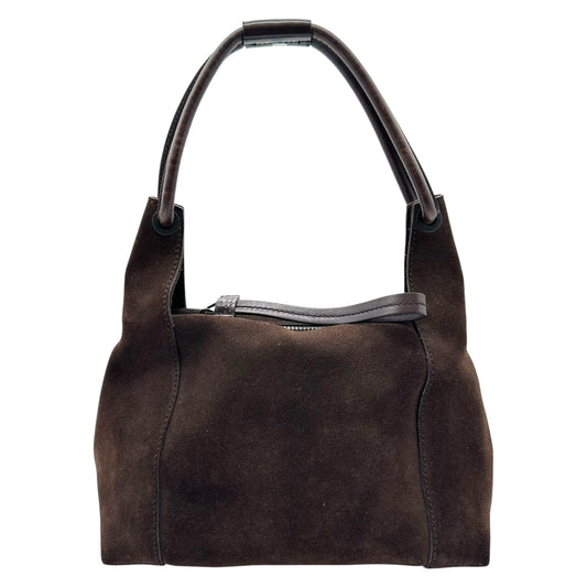Gucci Brown Suede Small Shoulder Bag