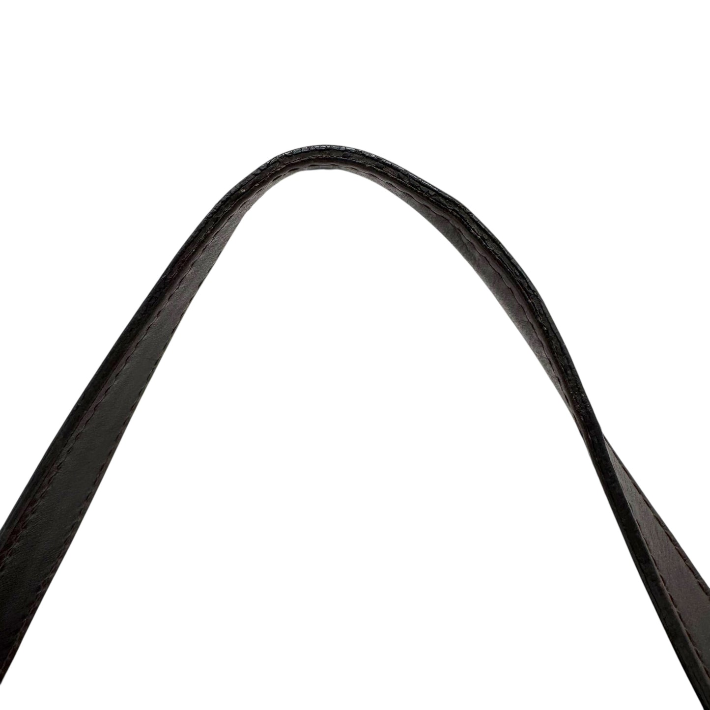 Fendi Brown Zucca Monogram Fold-Over Square Baguette Bag