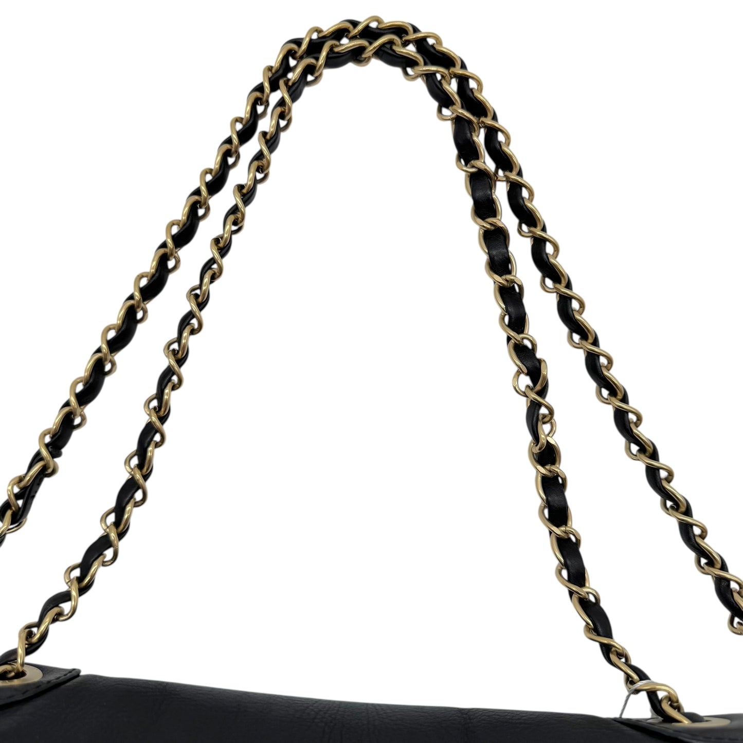 Chanel Black Lambskin CC Studded Logo East West Shoulder Bag 2008-09 - Outfit Repeater
