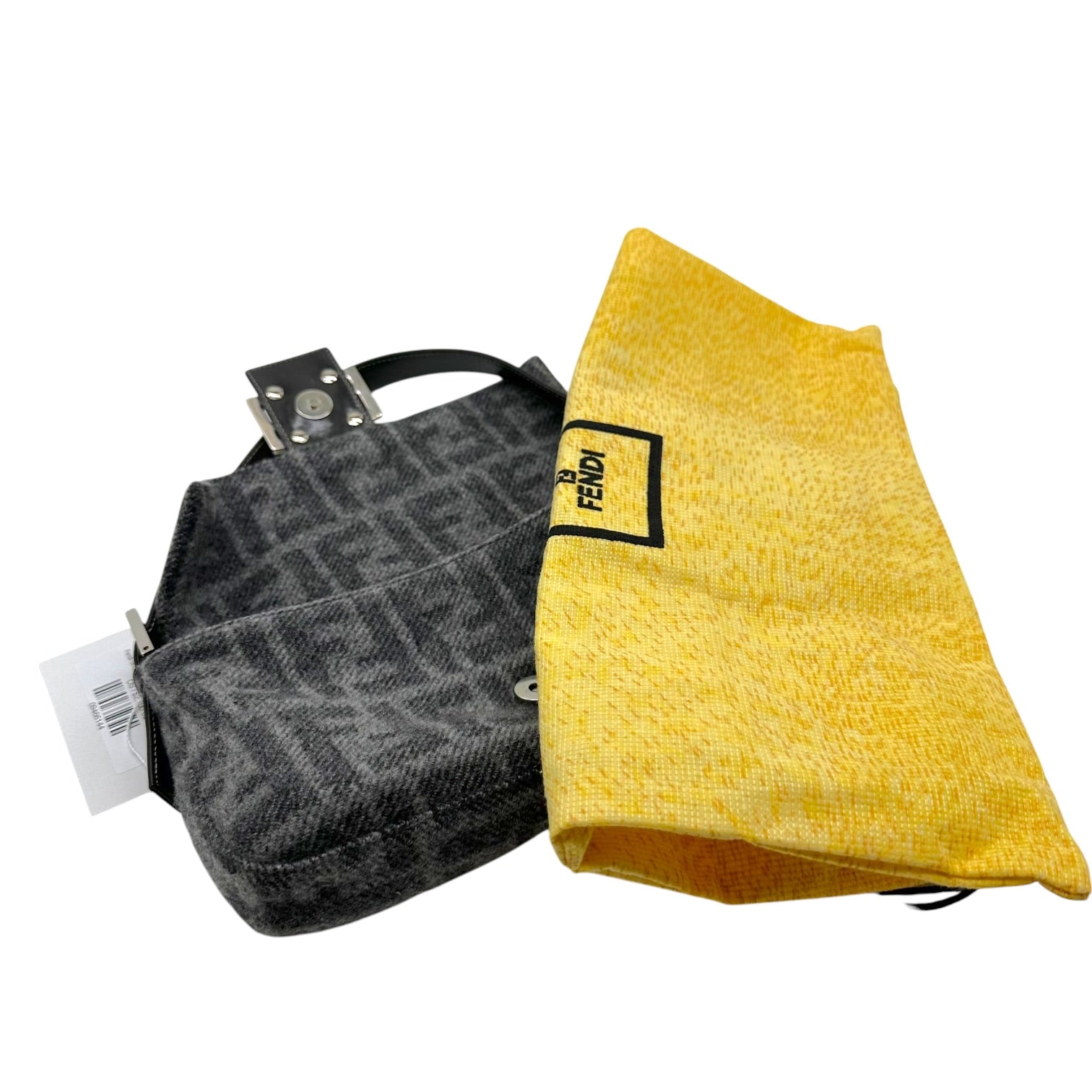 Celine Brown Triomphe Monogram Top Handle Vanity Bag