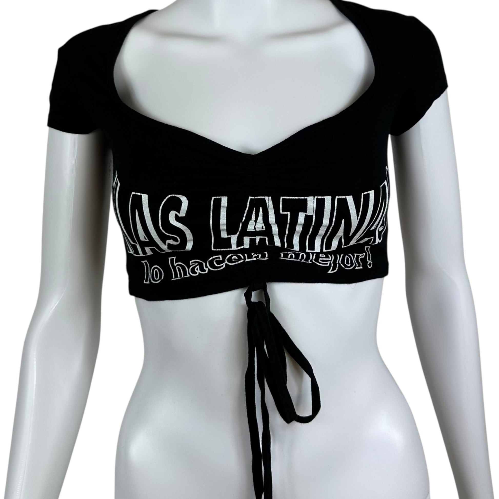 D&G Dolce & Gabbana Las Latinas Graphic Crop Top NEW - Outfit Repeater