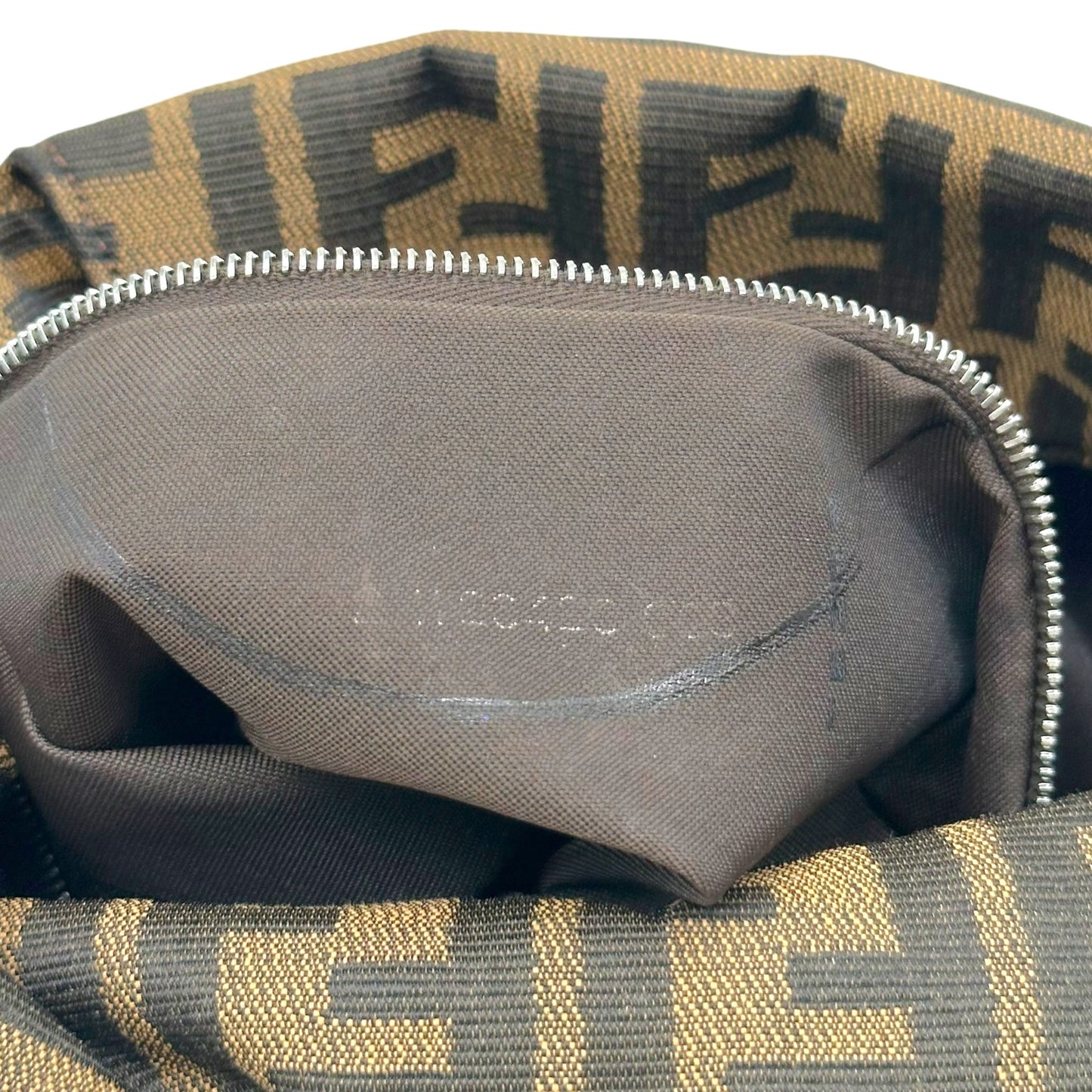 Fendi Monogram Square Fold-Over Baguette Bag