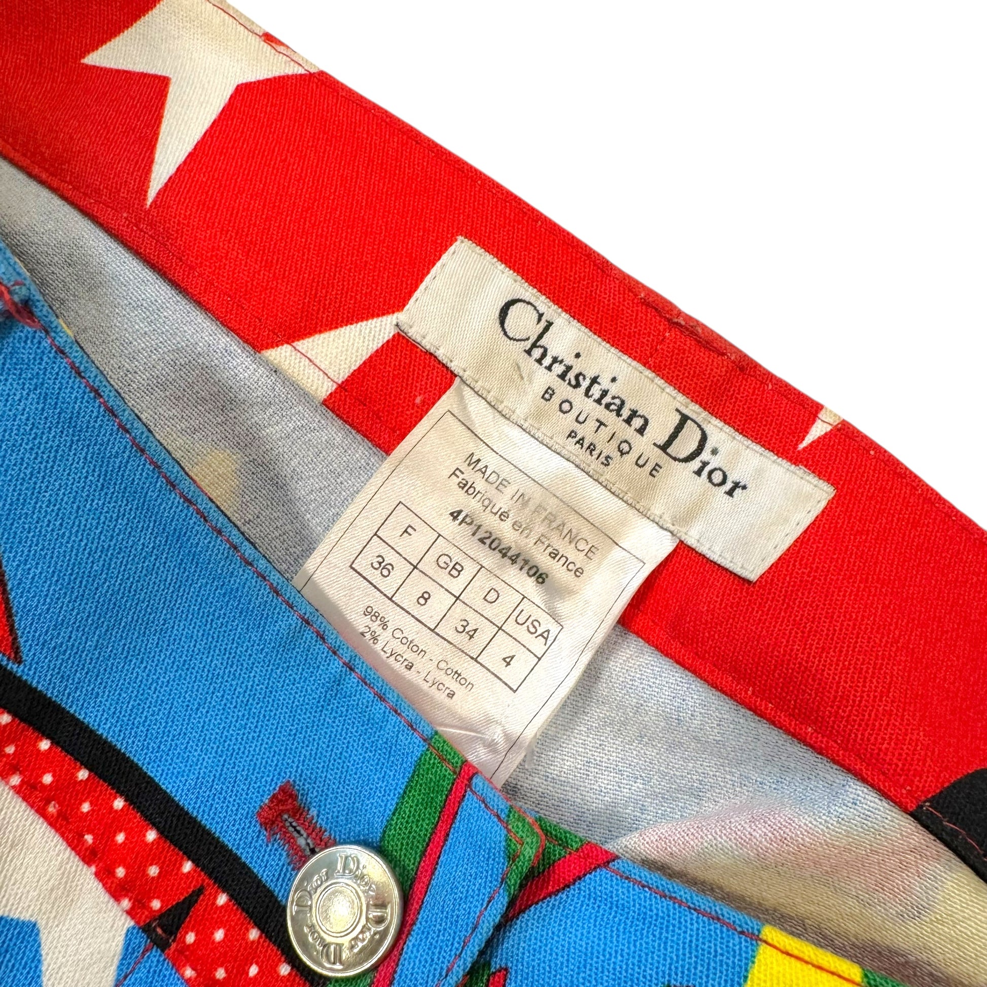 Christian Dior Spring 2004 Rasta Printed Pants - Outfit Repeater