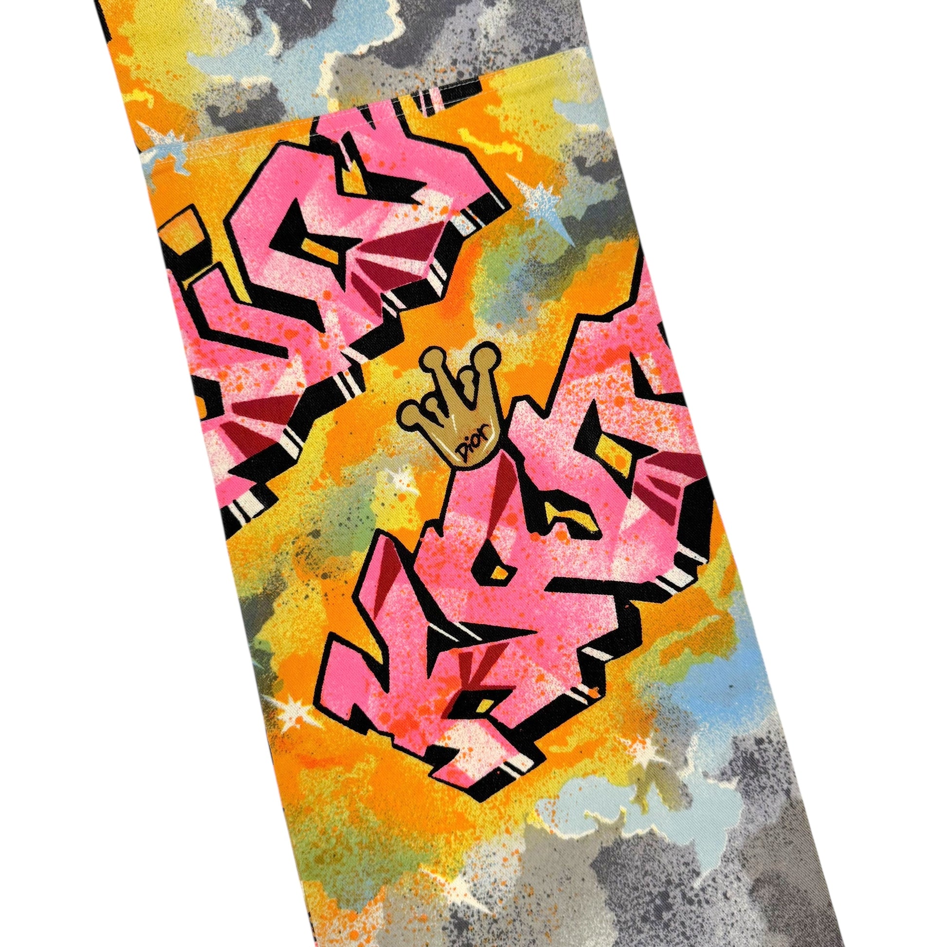 Christian Dior Spring 2004 'Dior Kaos' Graffiti Printed Pants - Outfit Repeater