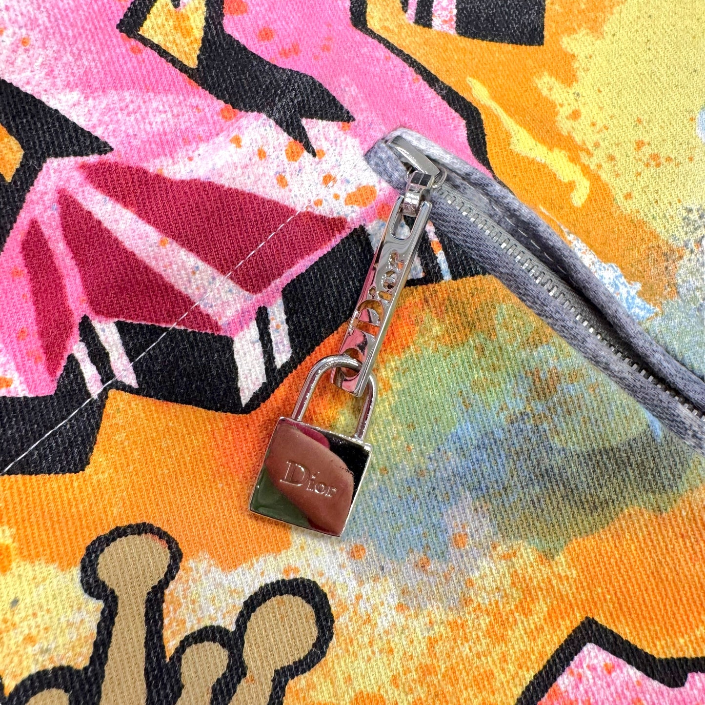 Christian Dior Spring 2004 'Dior Kaos' Graffiti Printed Pants - Outfit Repeater