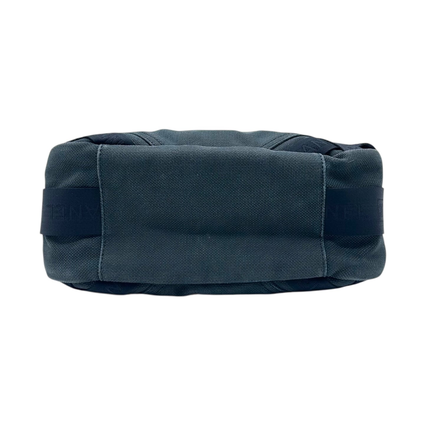 Chanel Sport Navy Blue Canvas Messenger Bag - Outfit Repeater