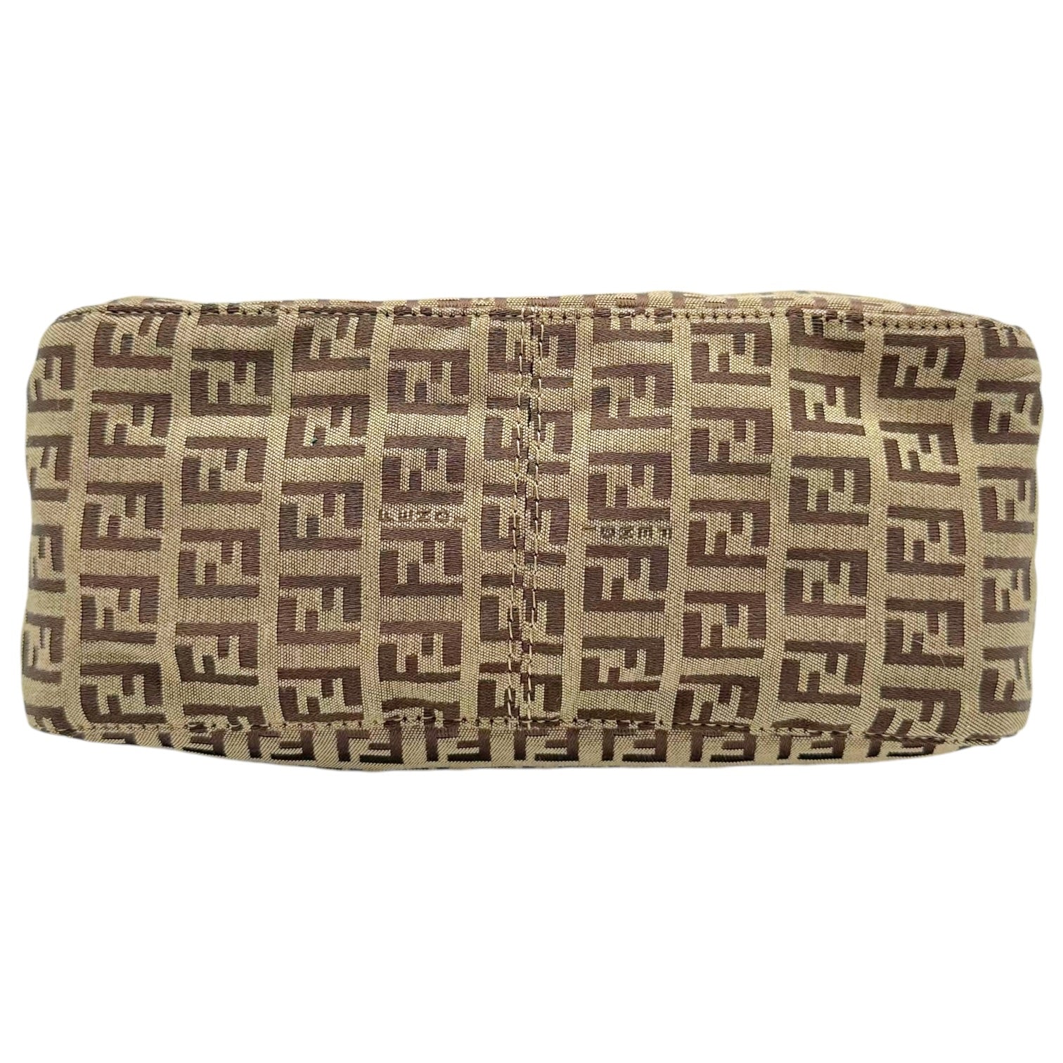 Fendi Mini Pochette Bag Tan Brown Zucchino Monogram