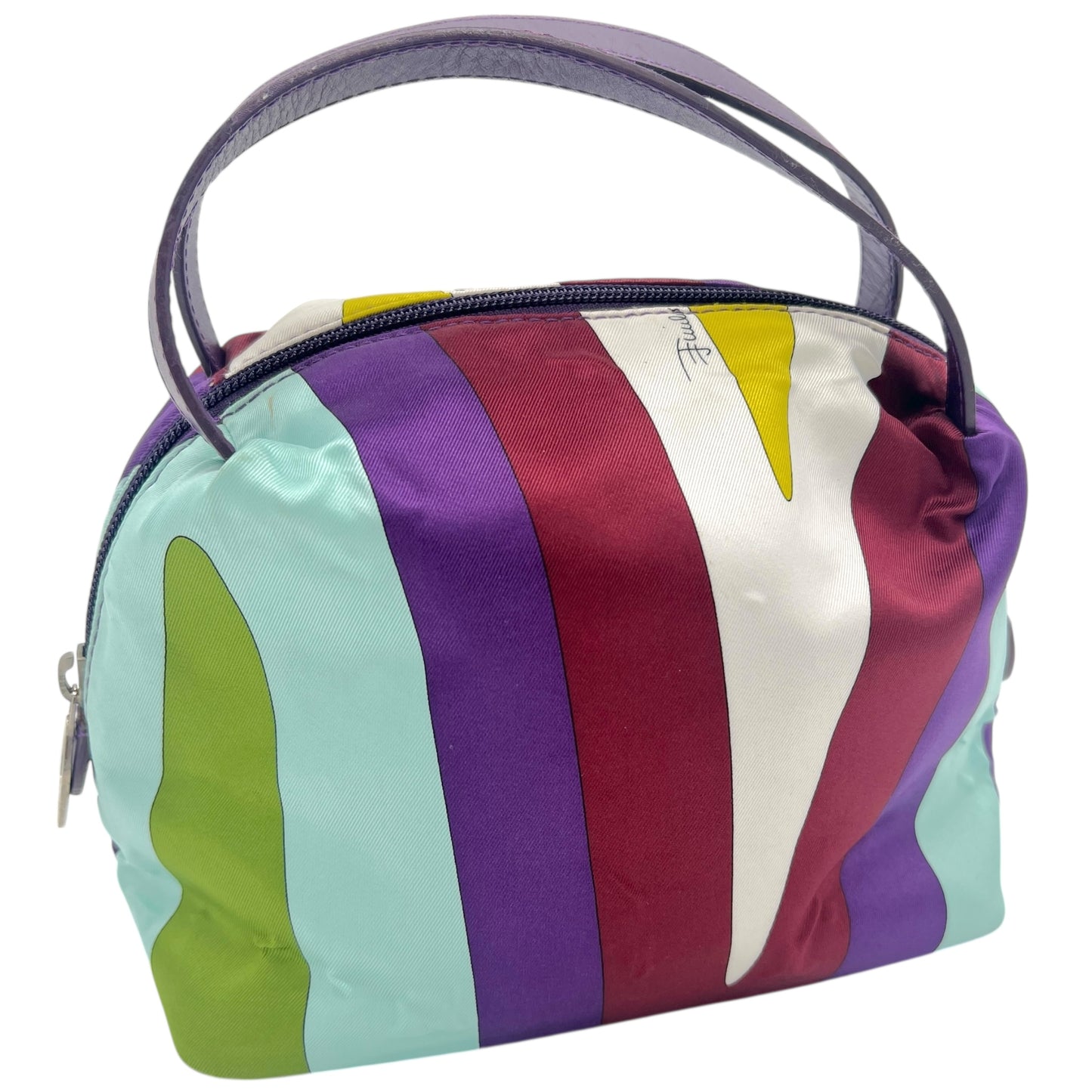 Emilio Pucci A/W 2004 Multicolor Silk Pochette Bag - Outfit Repeater