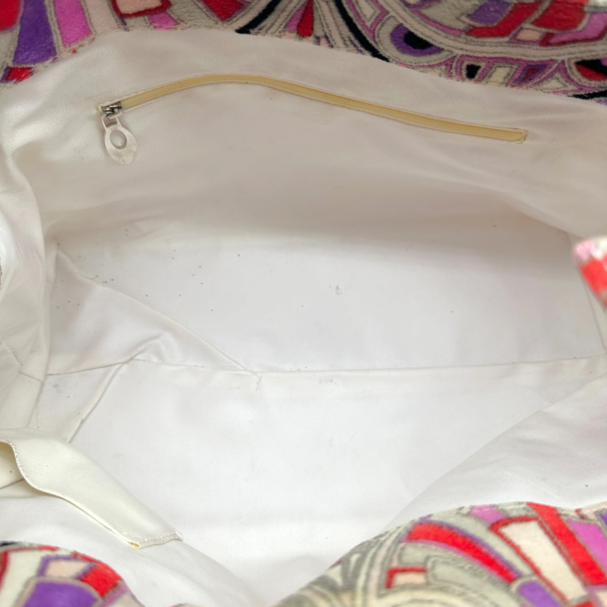 Emilio Pucci Pink & Purple Printed Loop Terry Tote Bag