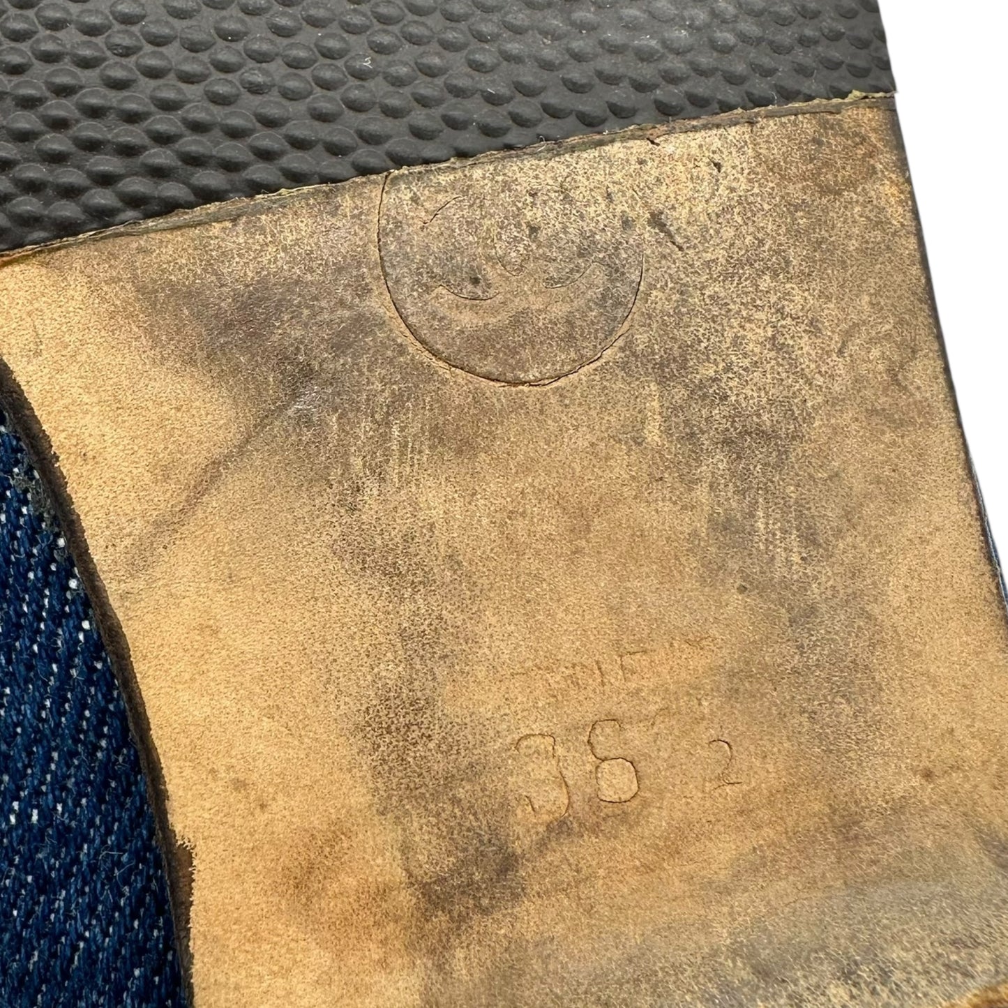 Chanel Denim Logo Flats - Outfit Repeater