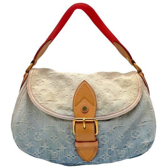 Louis Vuitton Blue Denim Monogram Ombre Sunshine Bag - Outfit Repeater