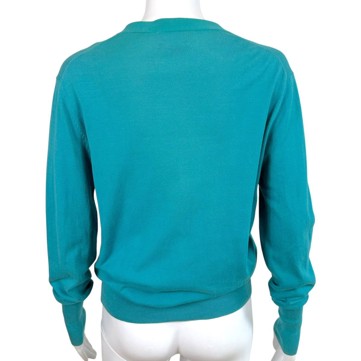Vivienne Westwood Red Label Turquoise Knit Orb Logo Cardigan