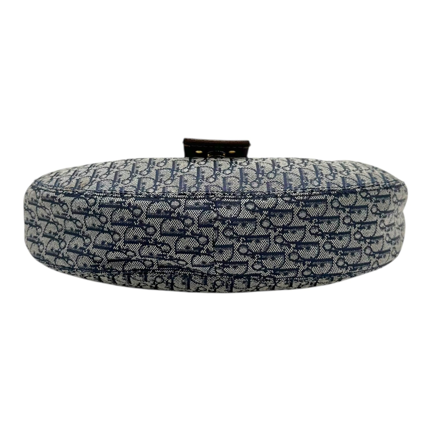 Christian Dior Navy Blue Trotter Street Chic Crescent Shoulder Bag - Outfit Repeater