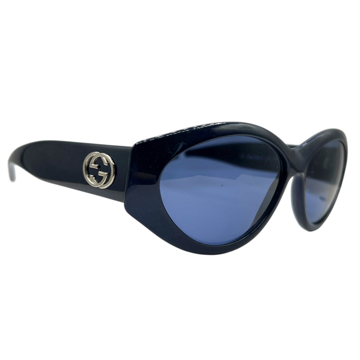 Gucci Royal Blue Oversized Oval Sunglasses 2195/S