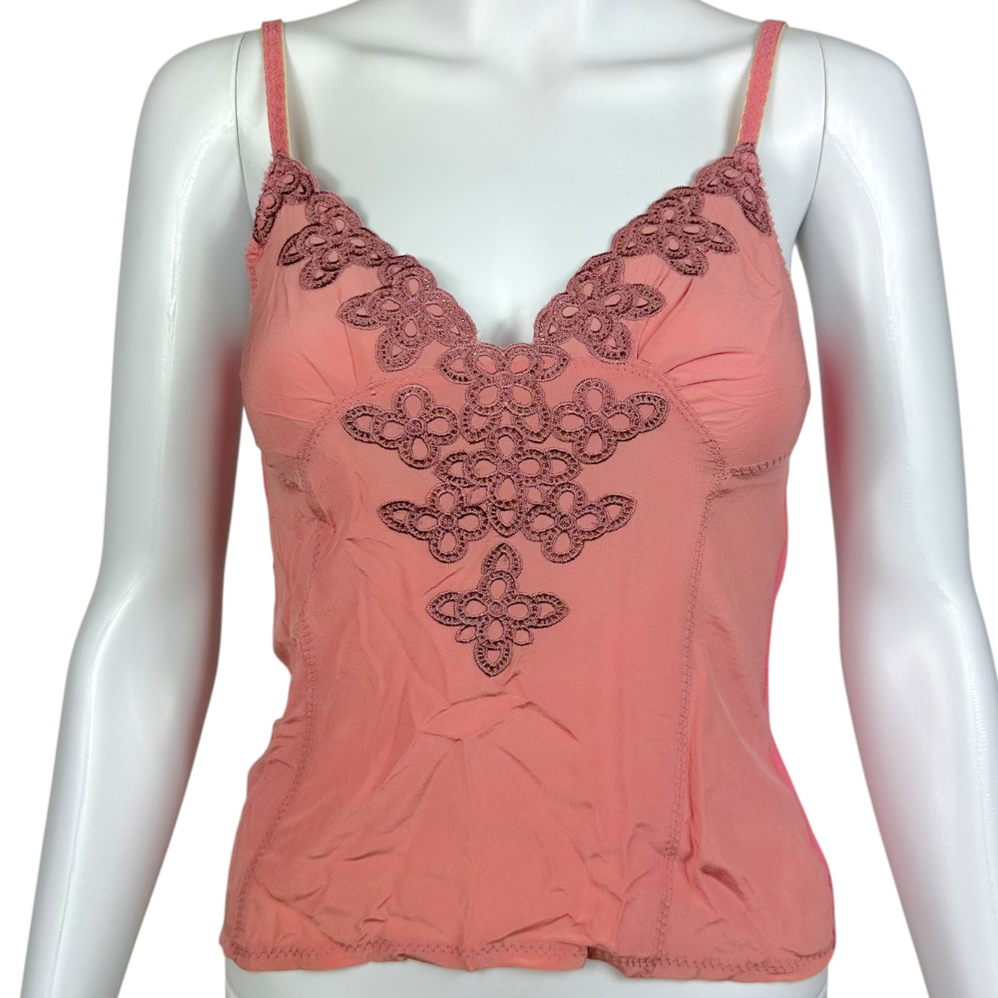 D&G Dolce & Gabbana Pink Embroidered Cami - Outfit Repeater