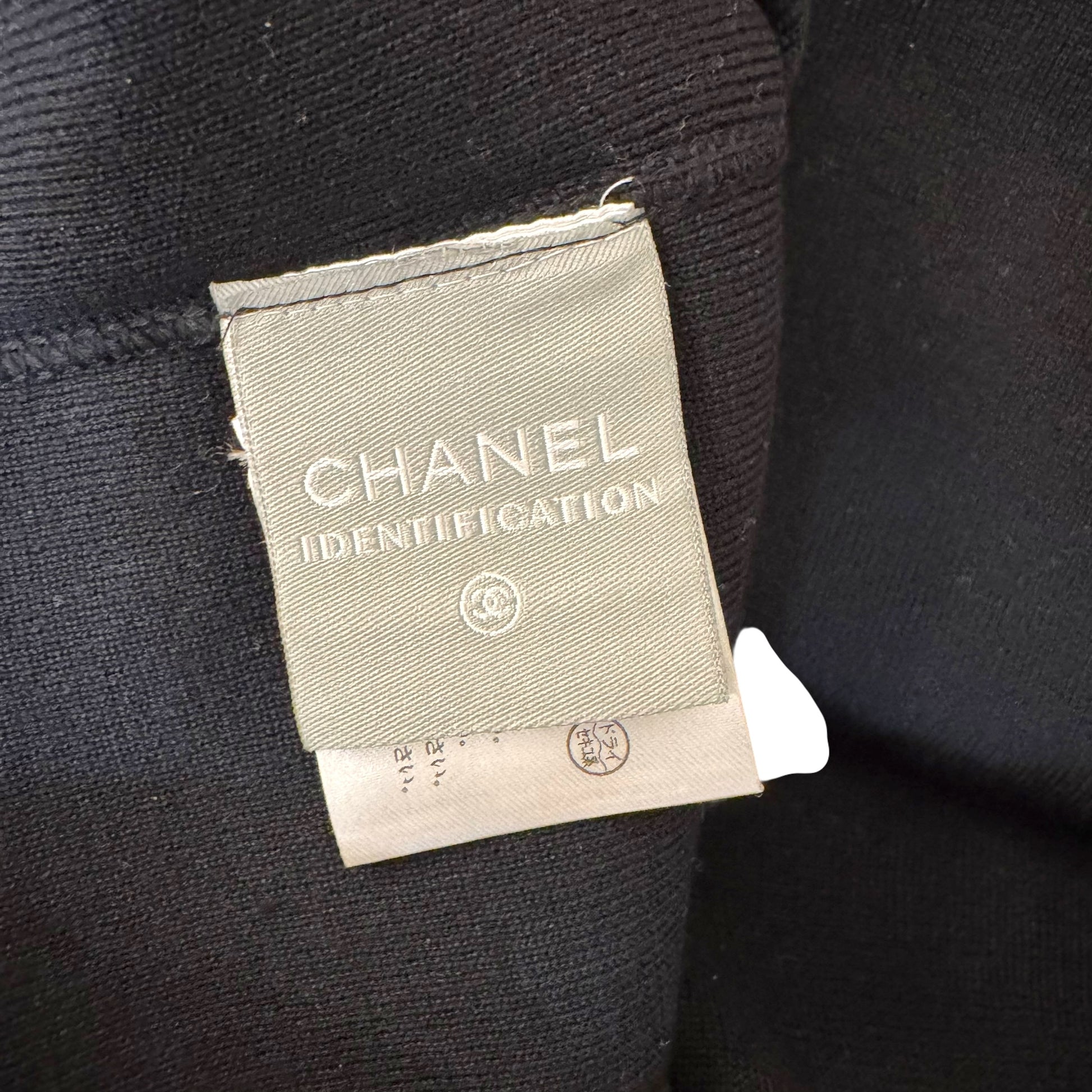 Chanel Sport Spring 2004 Black Logo Trim Knit T-Shirt - Outfit Repeater