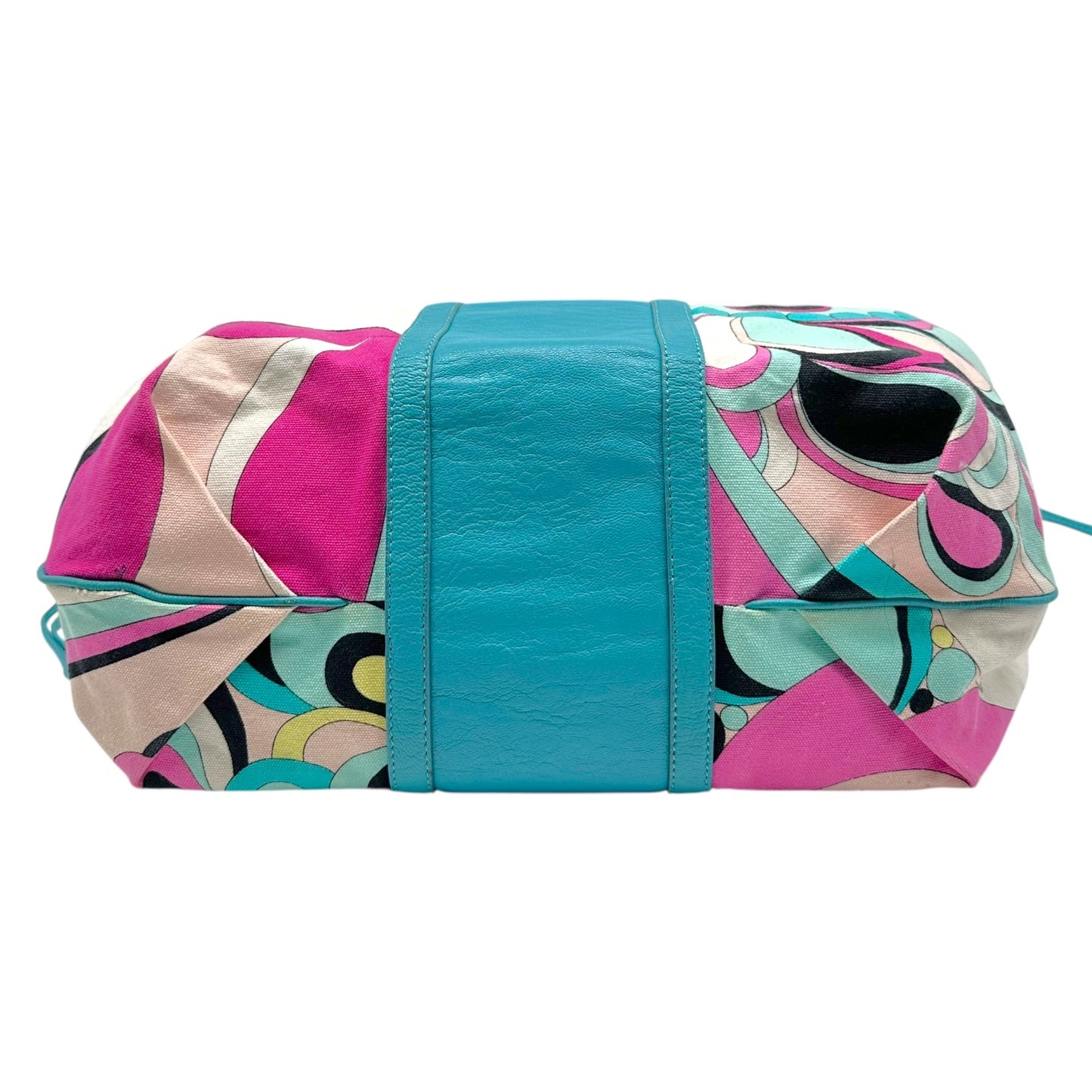 Emilio Pucci Multicolor Printed Drawstring Tote Bag