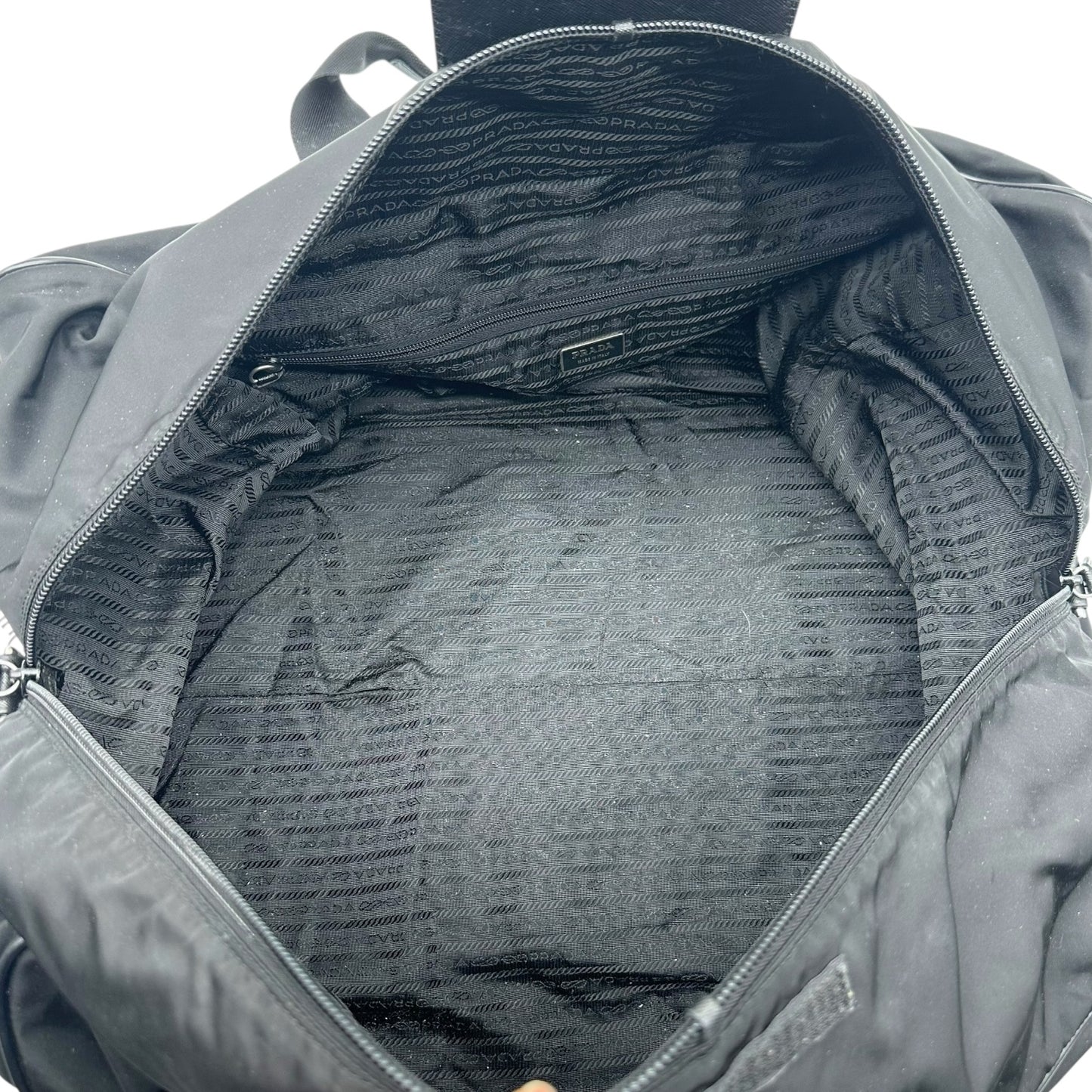 Prada Black Nylon Duffle Bag - Outfit Repeater