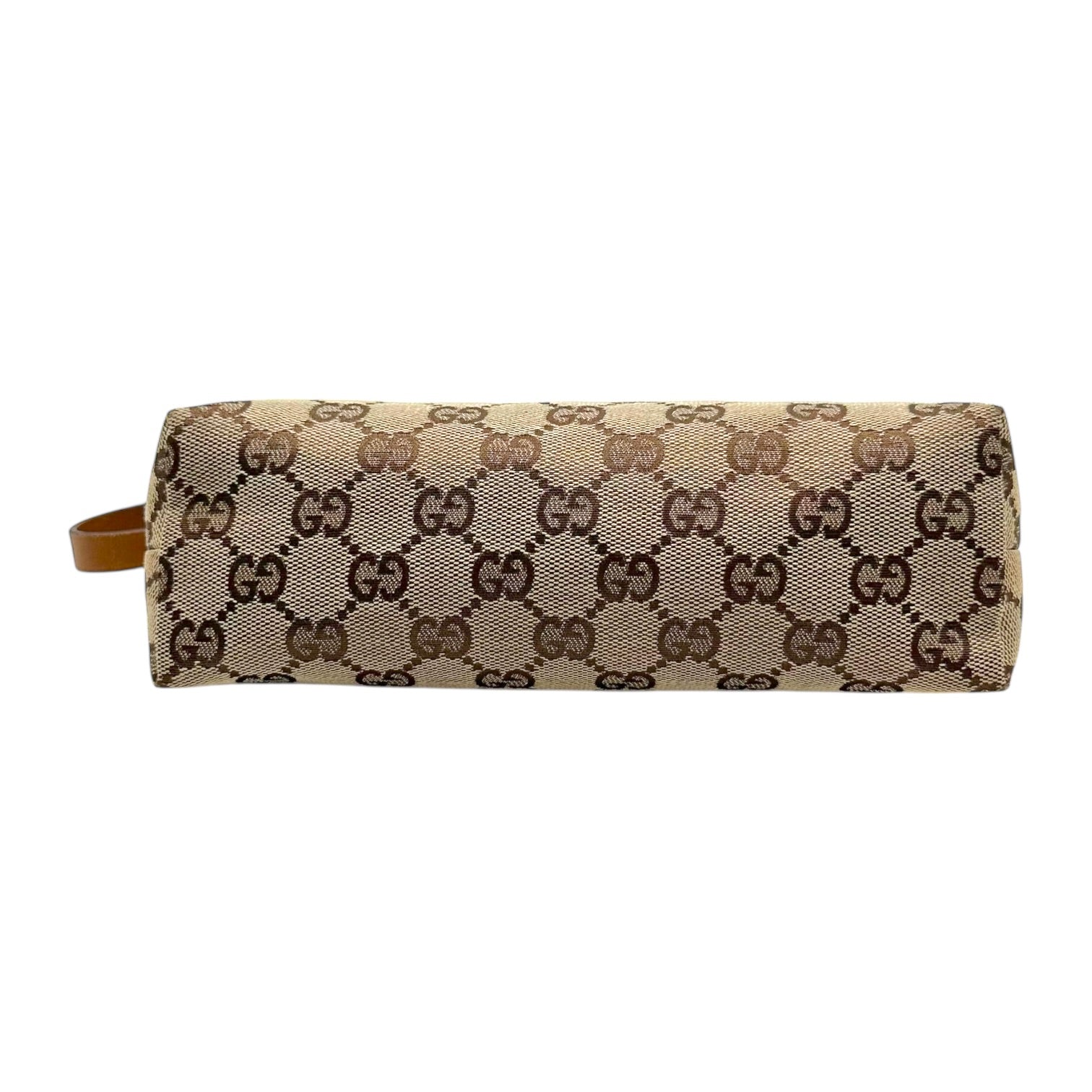 Gucci Mini Bag Tan Monogram Leather Strap