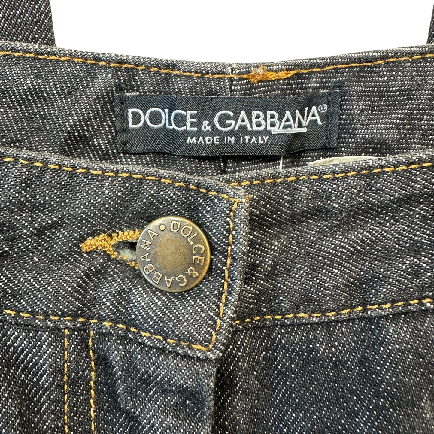 D&G Dolce & Gabbana Side Buckle Jeans