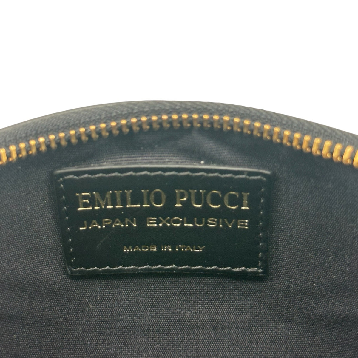 Emilio Pucci Printed PVC Pochette Bag Pink Purple