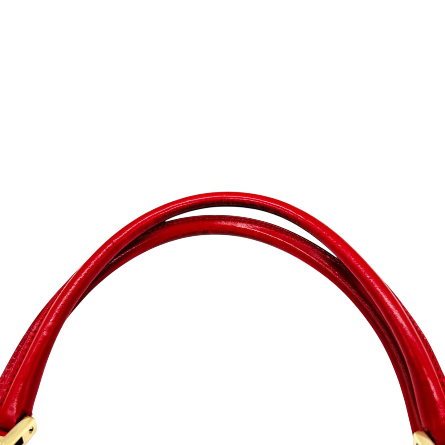 Gucci Gray Monogram & Red Leather Mini Jackie Bag