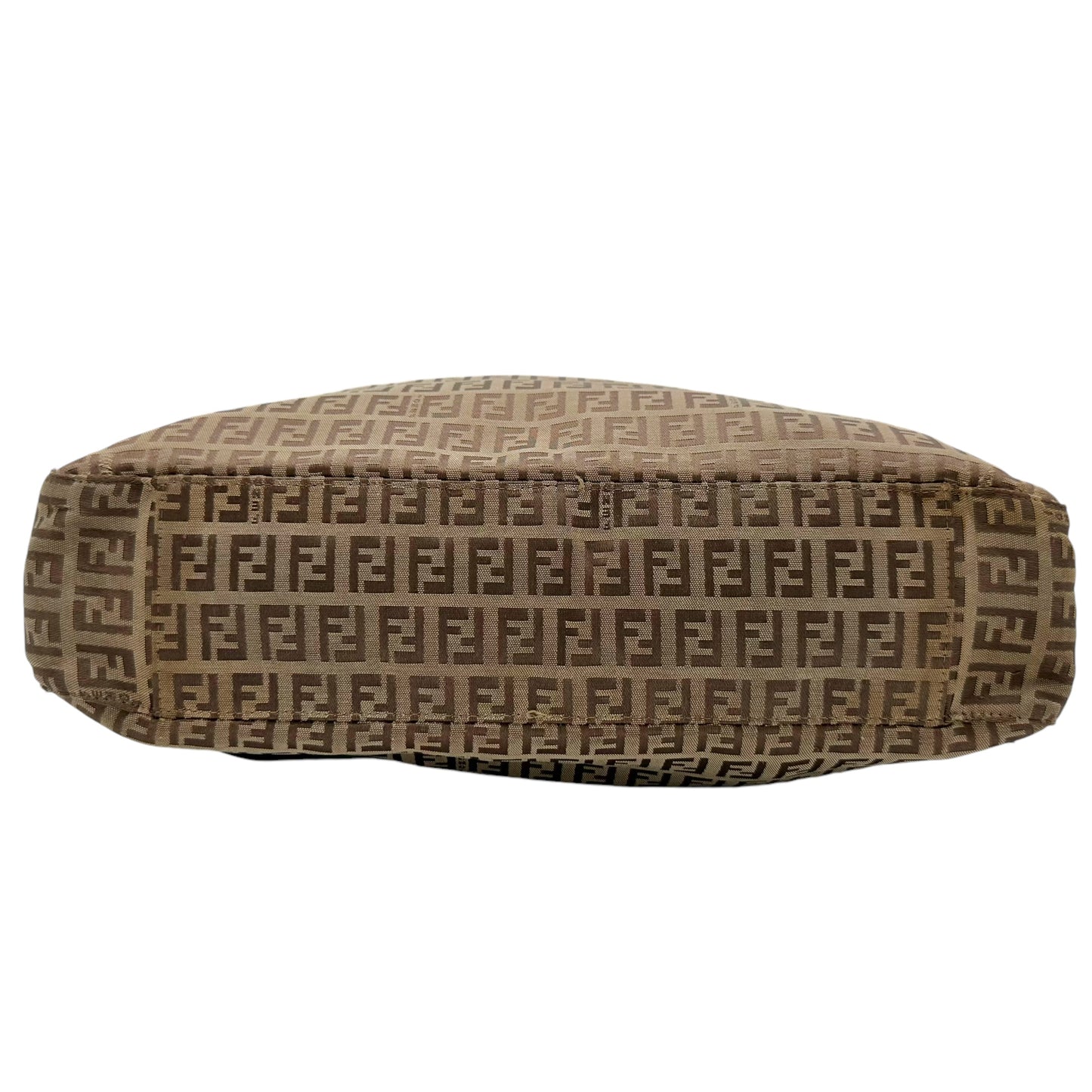 Fendi Tan Zucca Monogram Zippered Tote Bag - Outfit Repeater