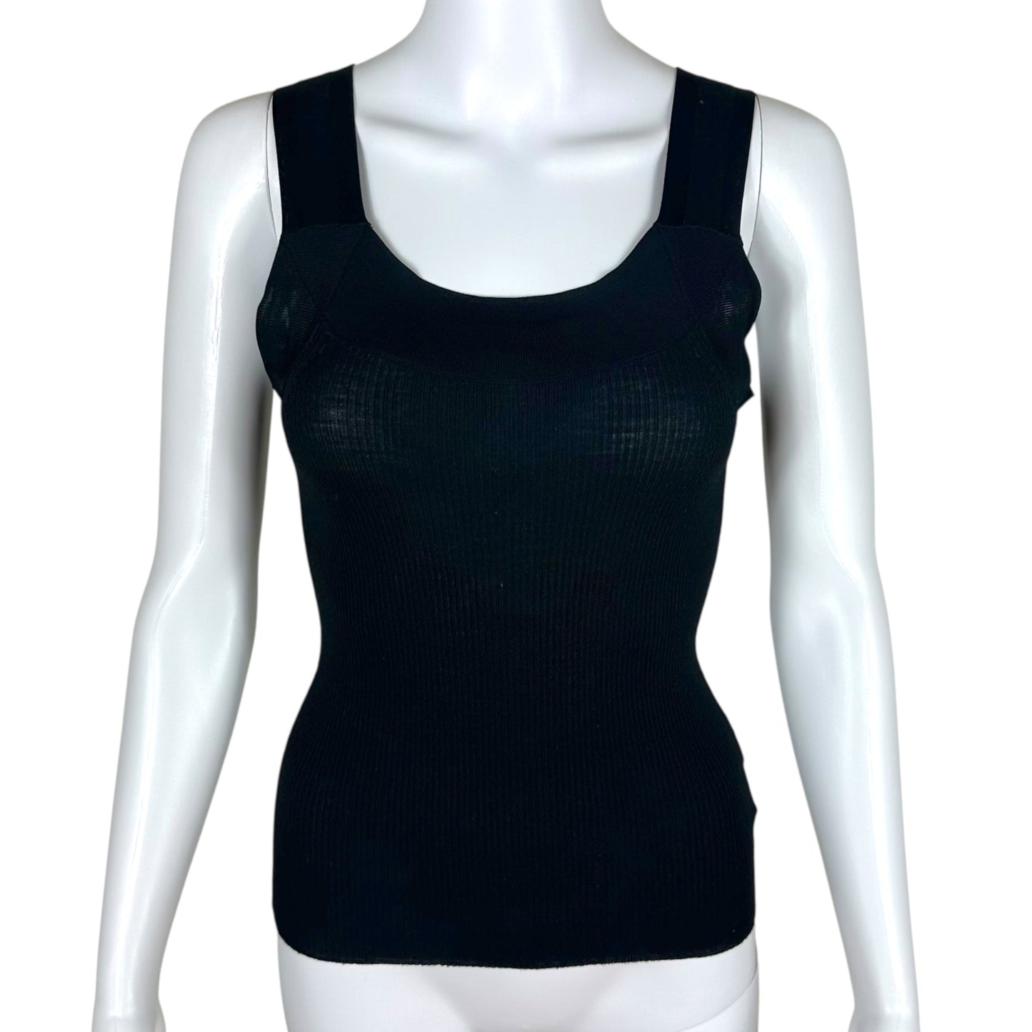Gucci Black Ribbed Tank