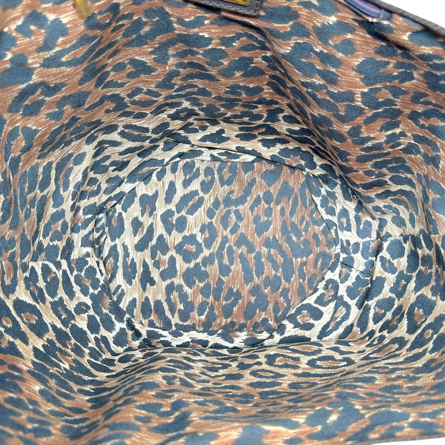 Dolce & Gabbana Brown Raffia Beach Bag with Suede Accents