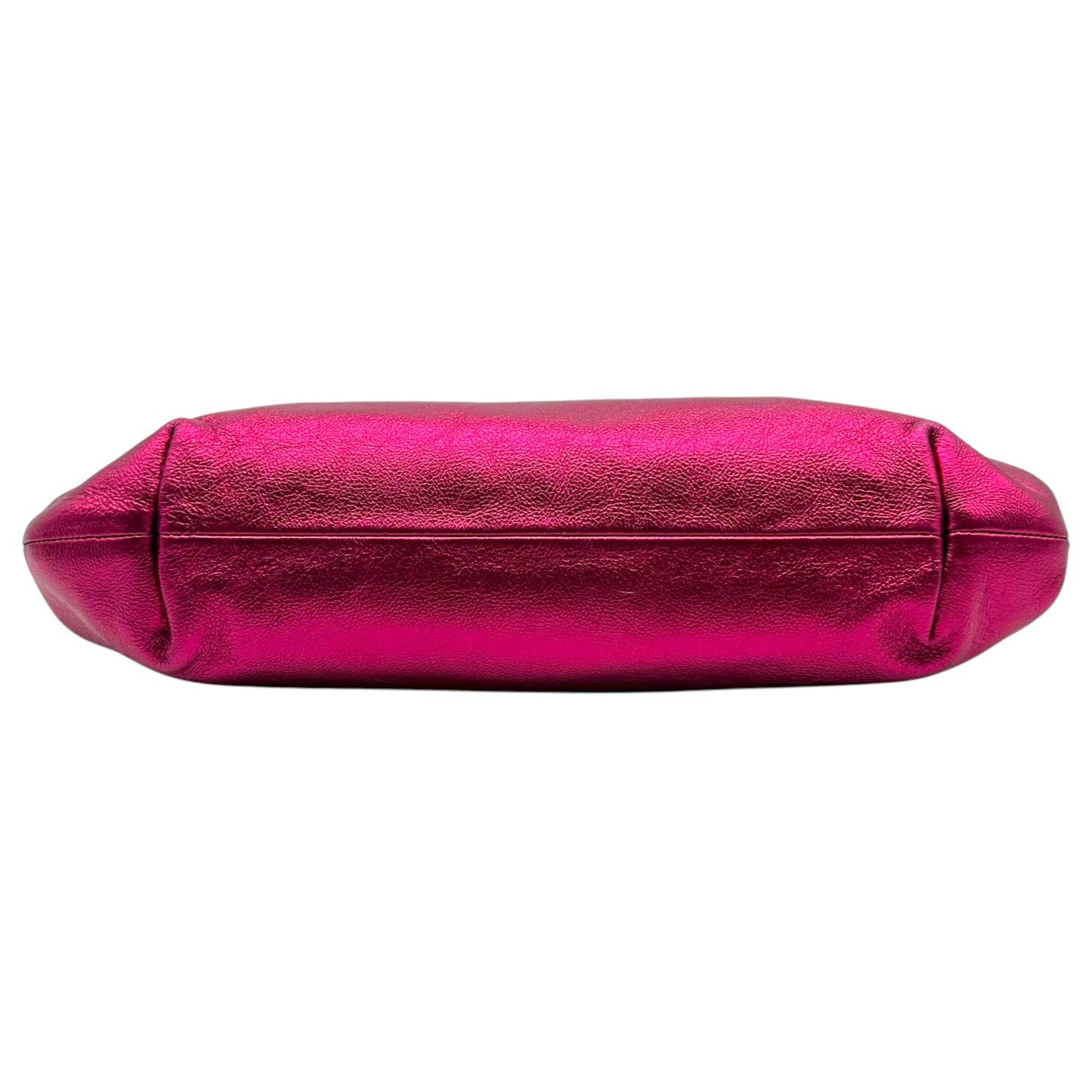 Dolce & Gabbana Metallic Pink Silver Clutch Bag