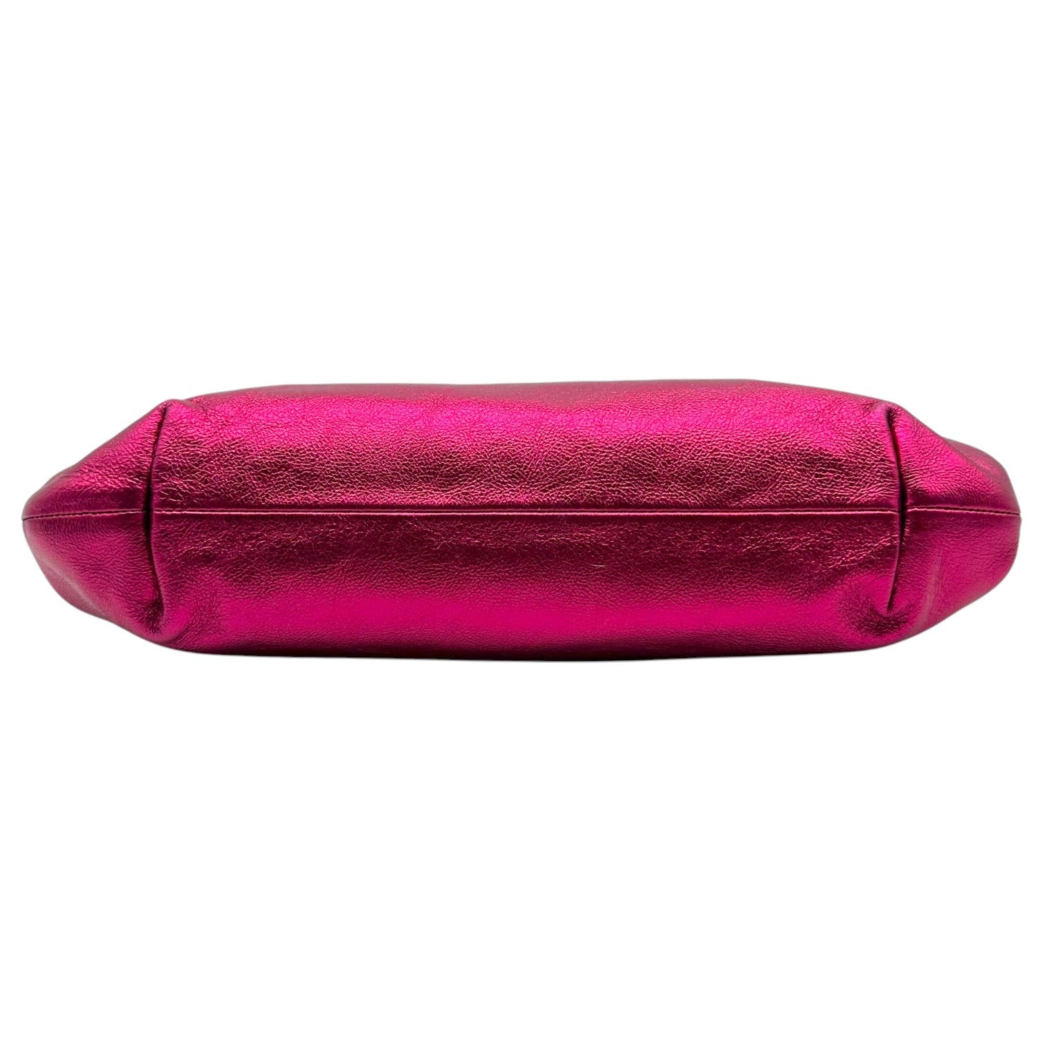 Dolce & Gabbana Metallic Pink Silver Clutch Bag