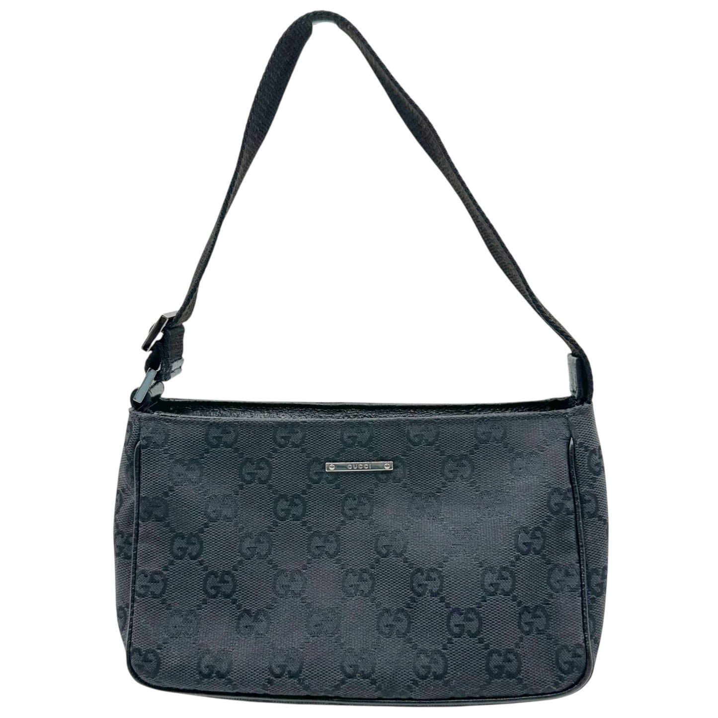 Gucci Mini Pochette Bag Black Monogram Canvas