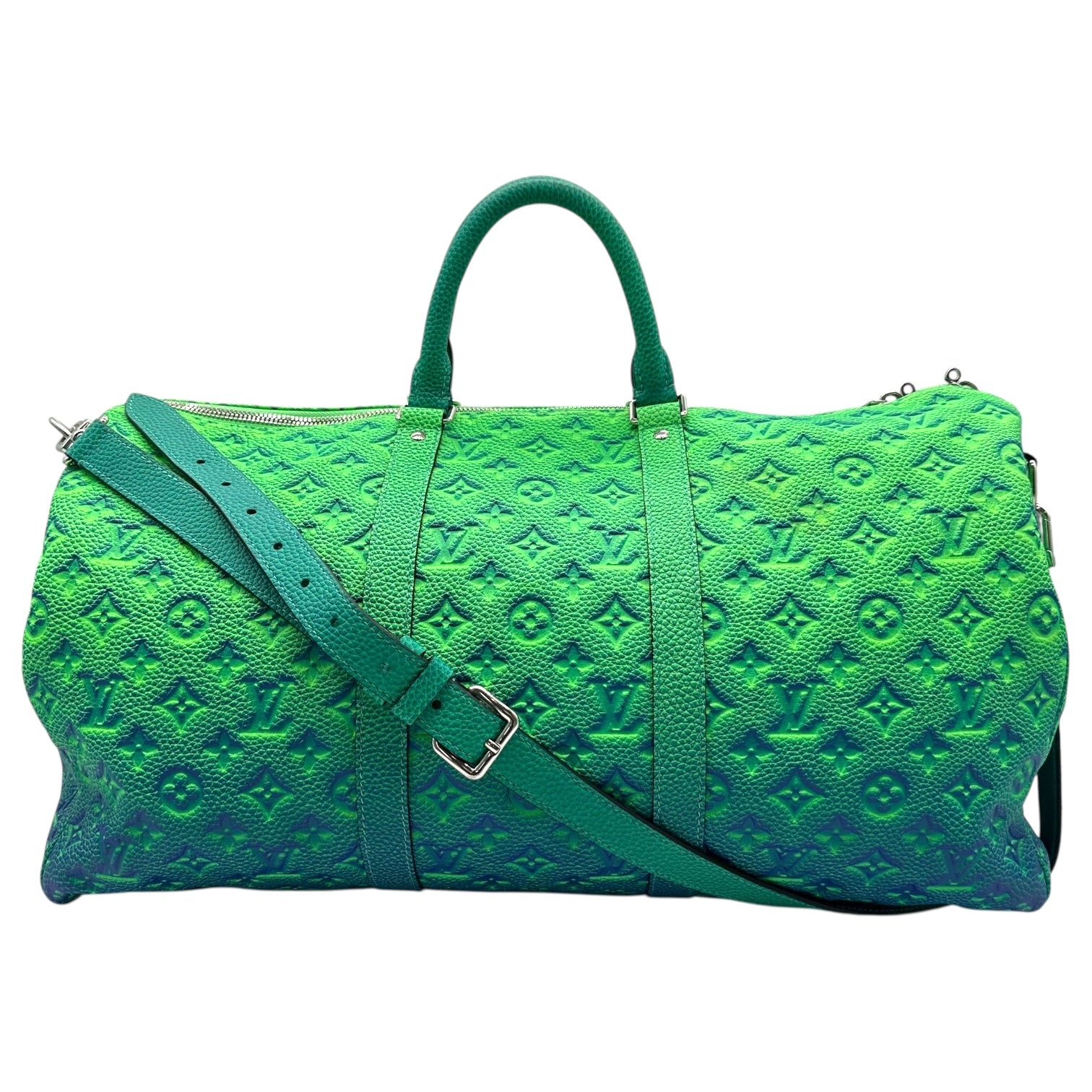 Louis Vuitton x Virgil Monogram Illusion Bandouliere 50 Duffle Bag - Outfit Repeater