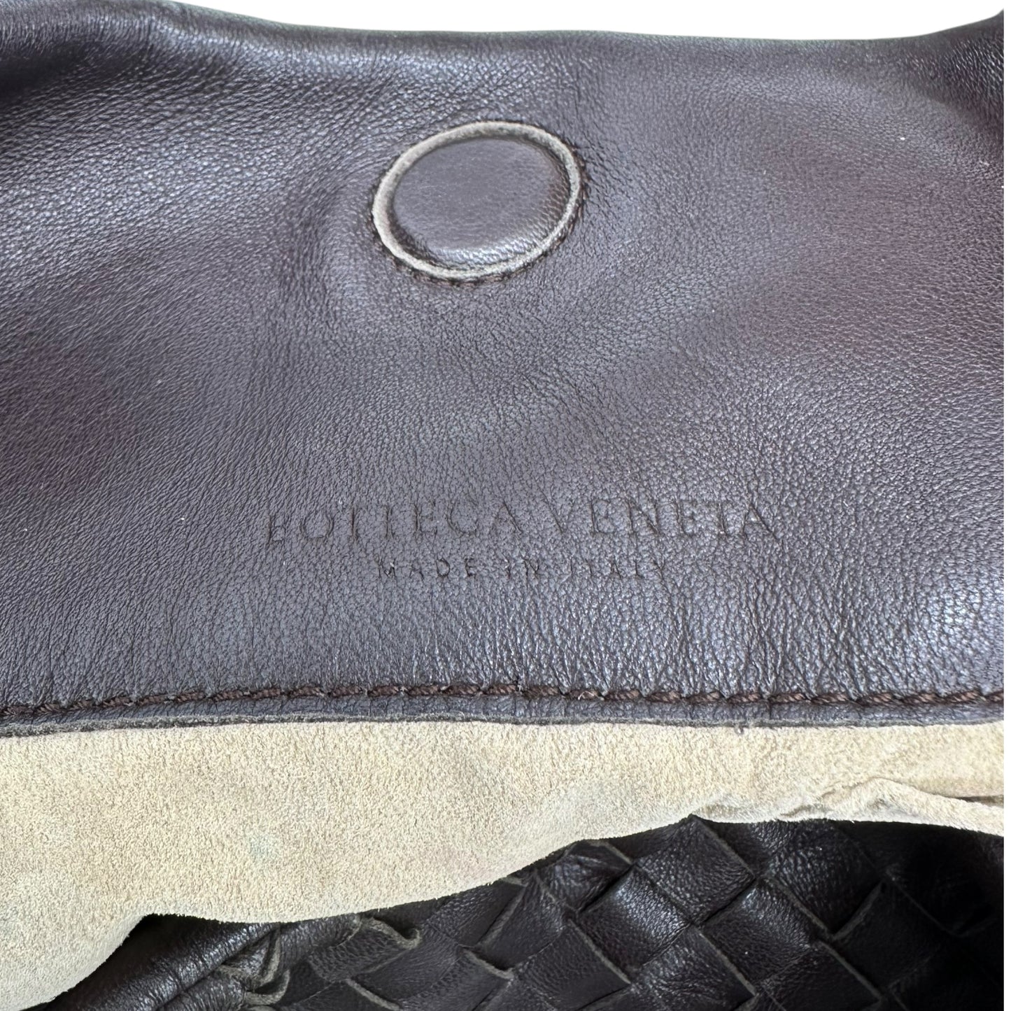 Bottega Veneta Brown Woven Leather Hobo Shoulder Bag