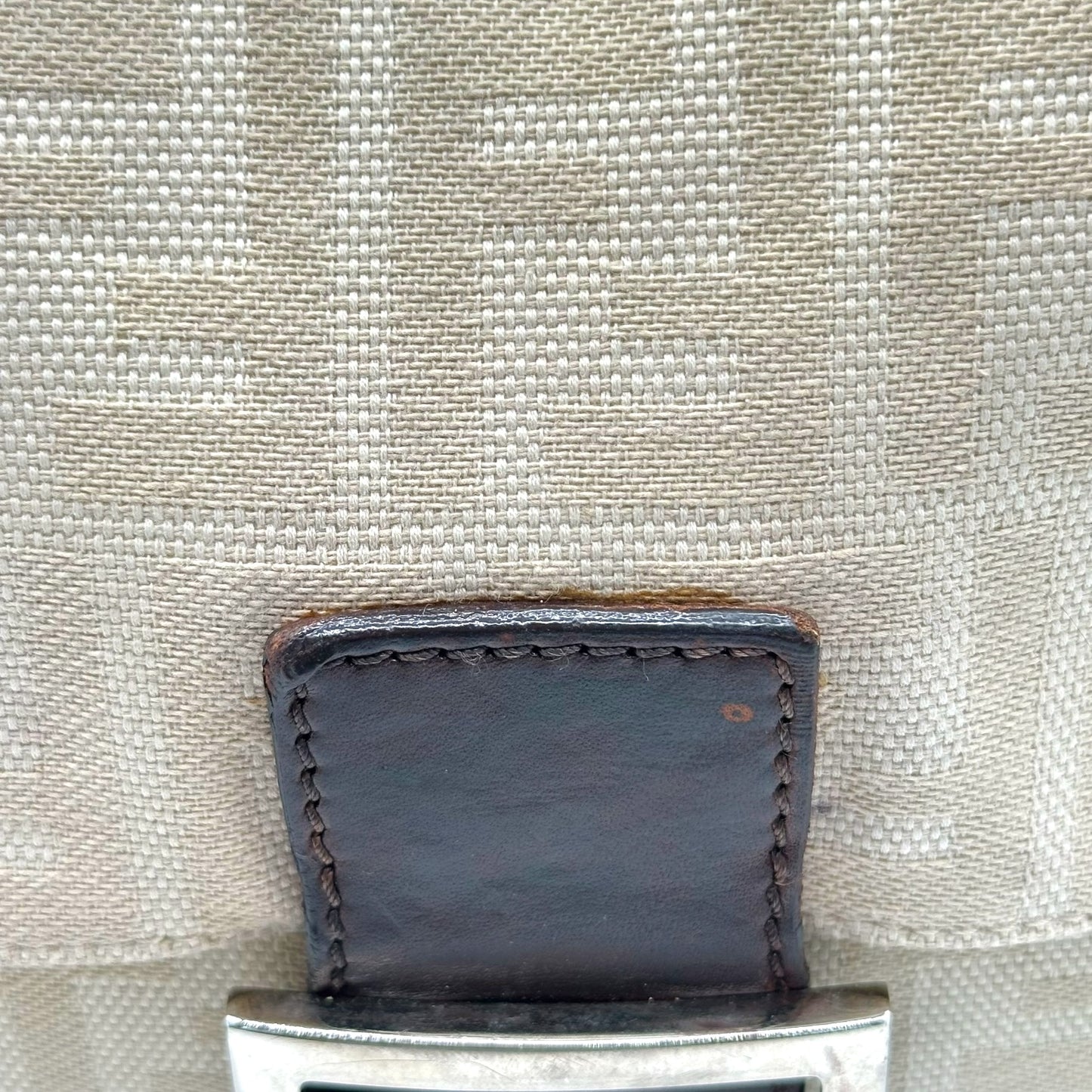 Fendi Ivory Zucca Monogram Mama Baguette Bag - Outfit Repeater