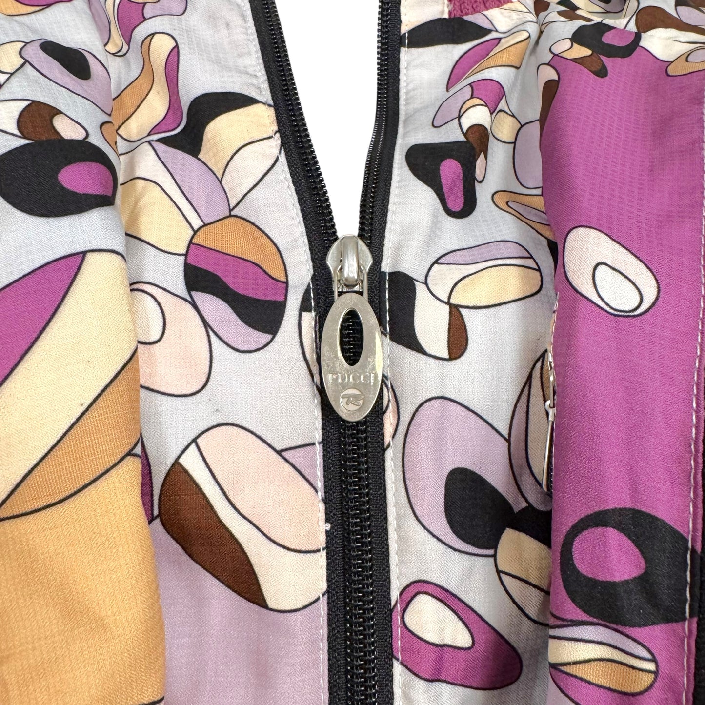 Emilio Pucci x Rossignol Brown & Purple Printed Ski Coat - Outfit Repeater