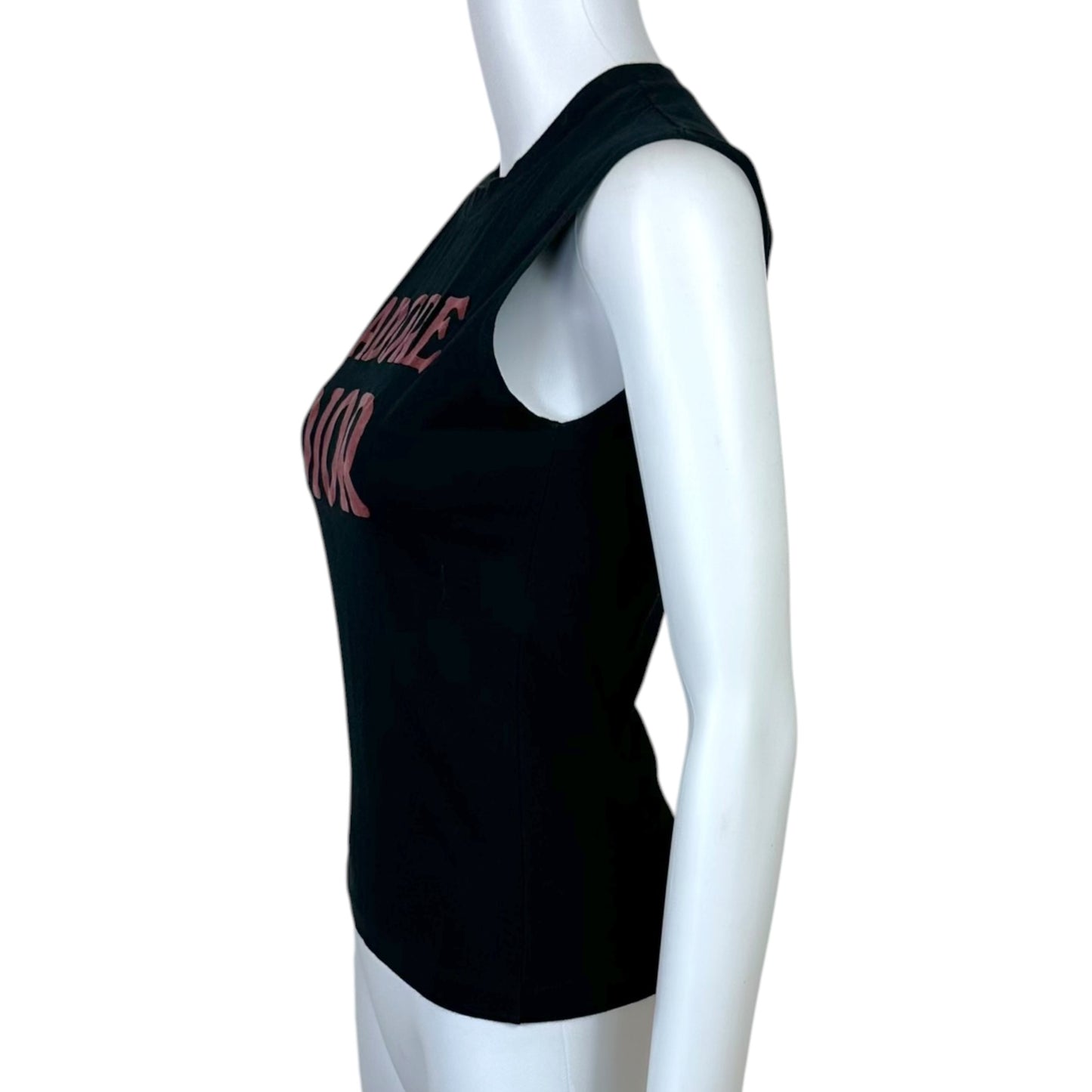 Christian Dior F/W 2002 Black & Red J'Adore Dior Tank
