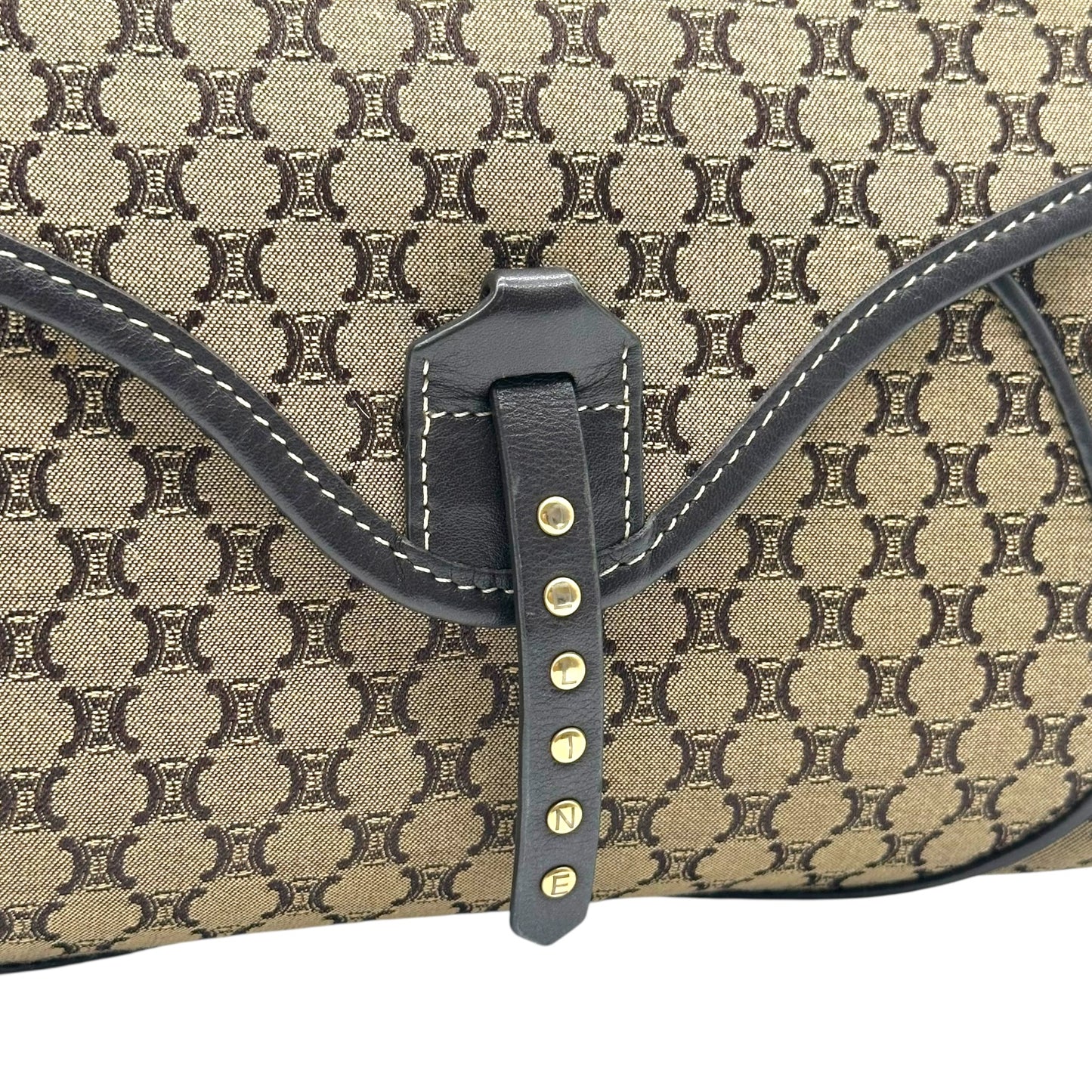 Celine Tan Triomphe Monogram Poulbot Bag