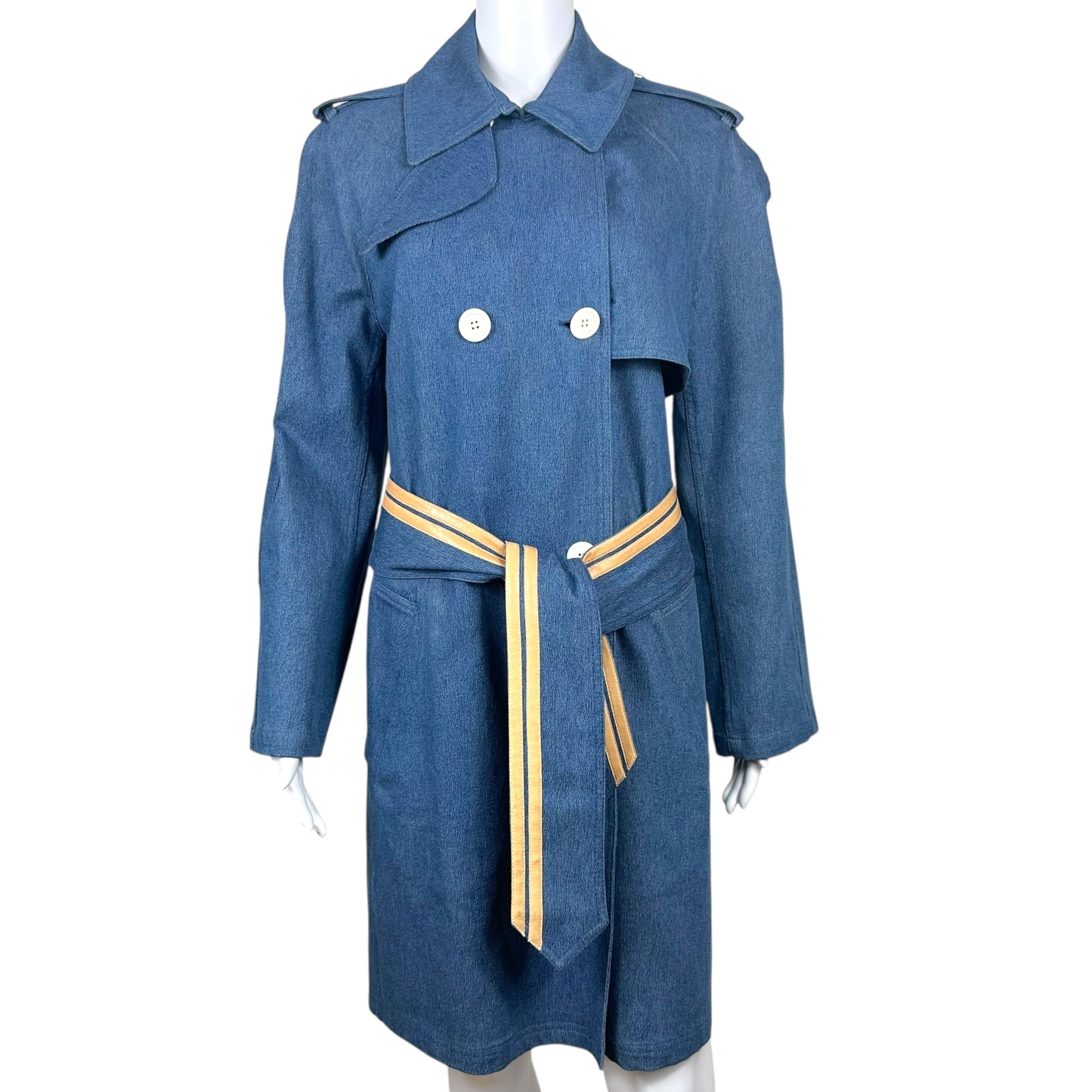 Christian Dior S/S 2002 Denim Trench Coat