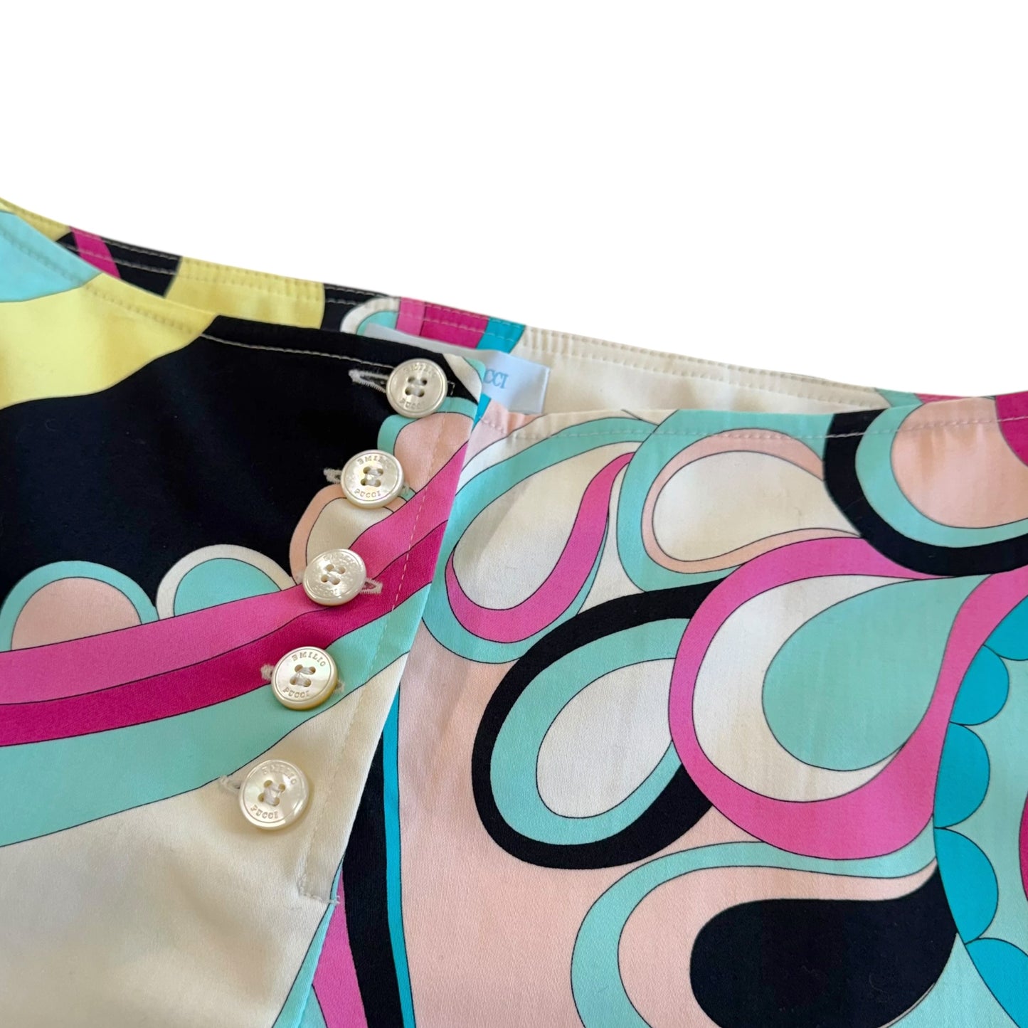 Emilio Pucci Multicolor Printed Capri Pants