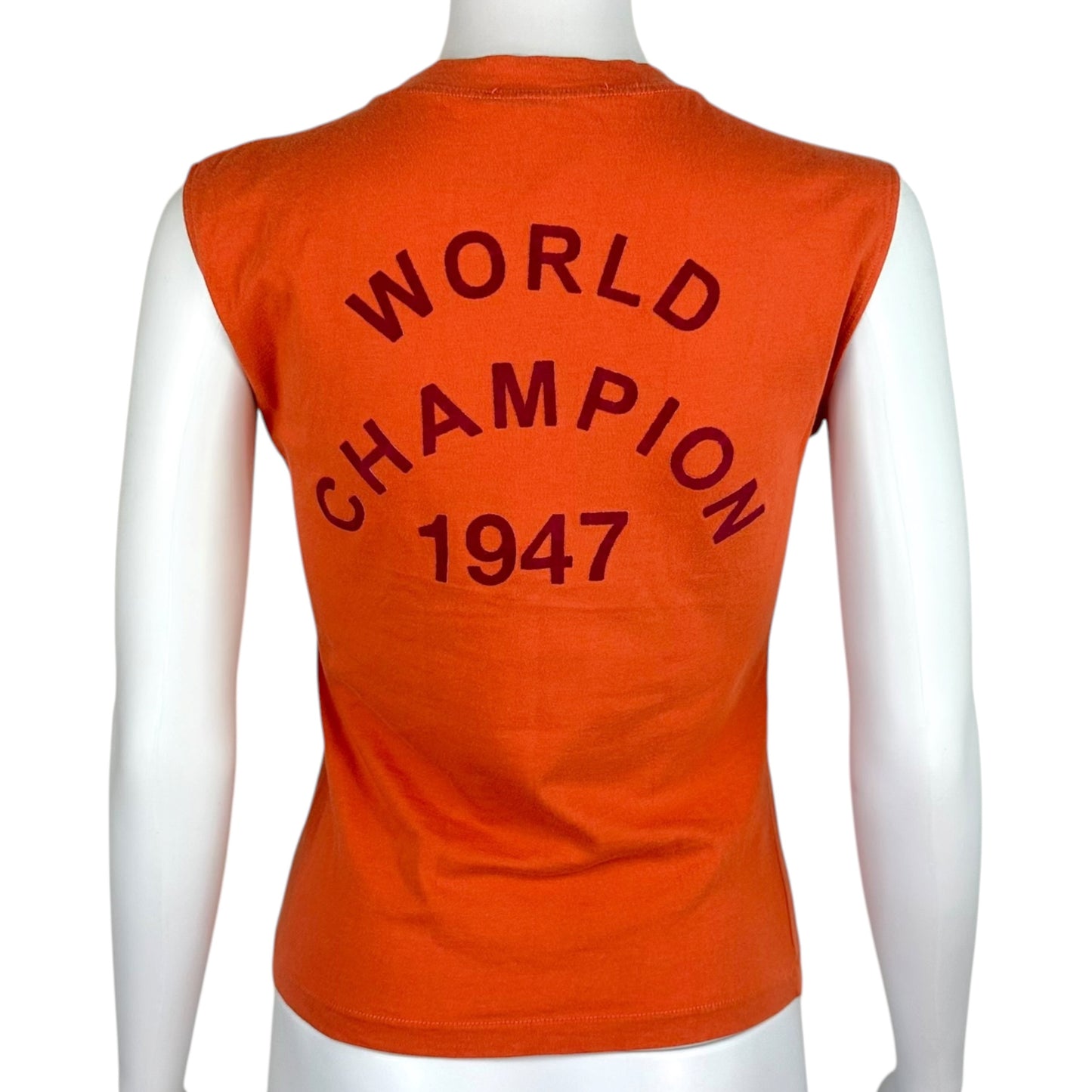 Christian Dior Orange Dark Pink J'Adore Tank Top