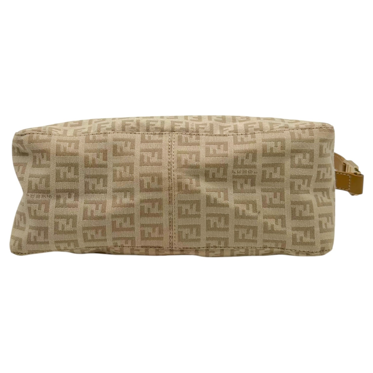 Fendi Shoulder Pochette Bag Beige Zucchino Monogram