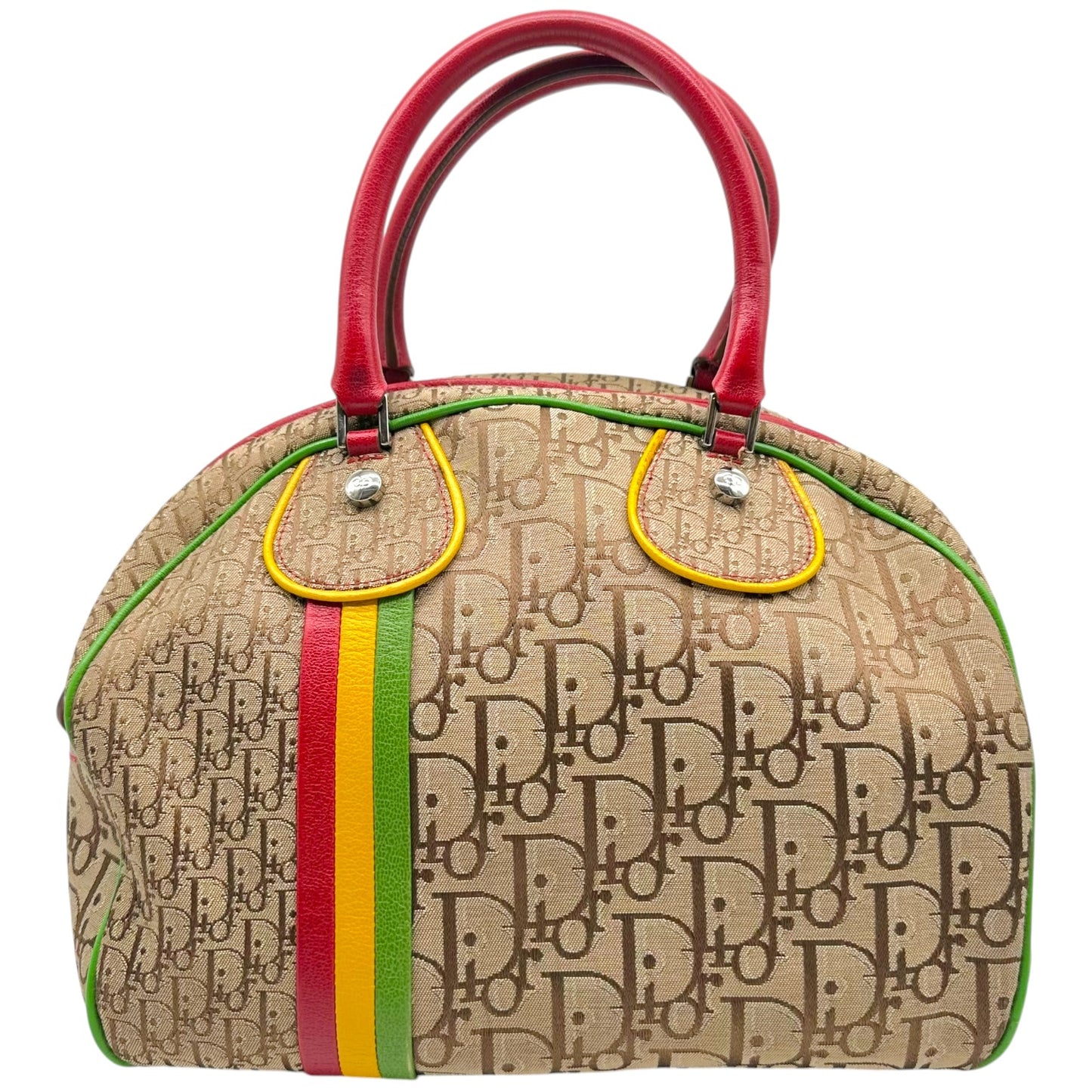Christian Dior Rasta Trotter Monogram Bowler Bag