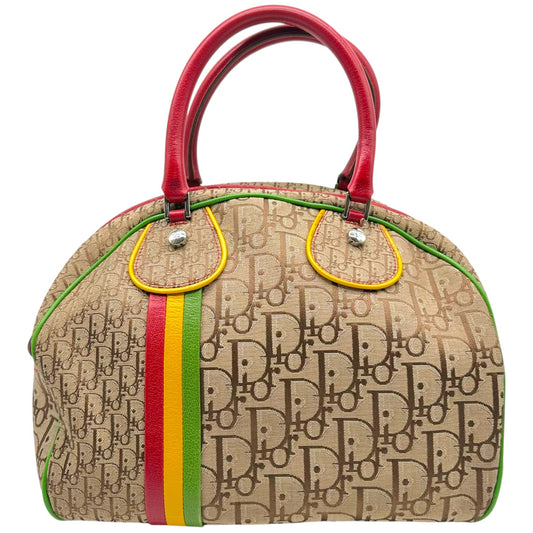 Christian Dior Rasta Trotter Monogram Bowler Bag