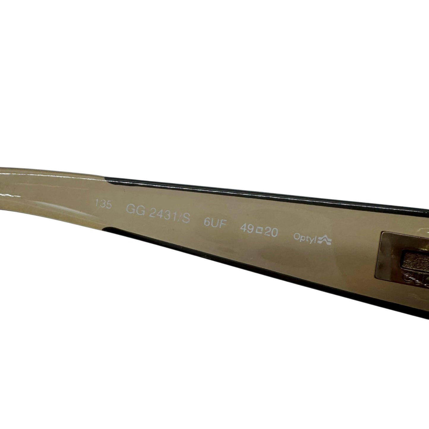 Gucci GG2431/S Khaki Green Rectangle Sunglasses