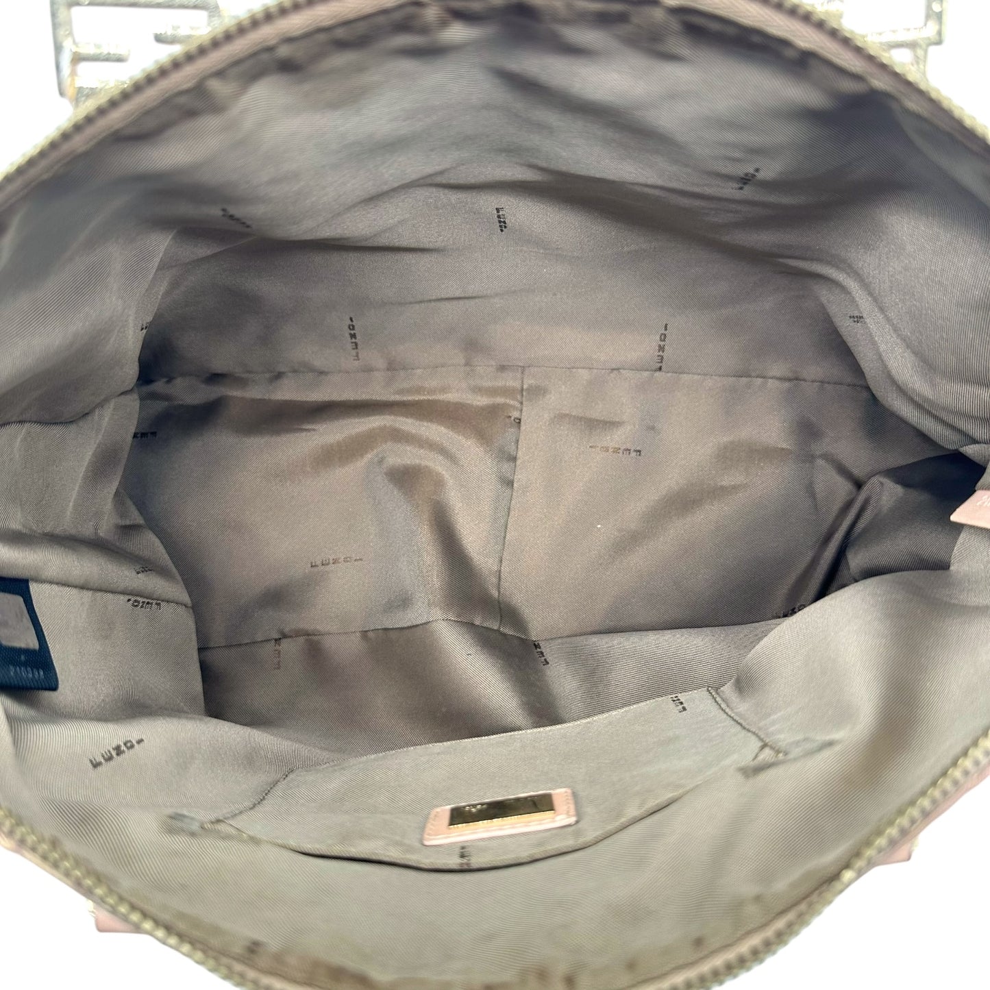 Fendi Pink Zucchino Monogram Top Handle Tote Bag - Outfit Repeater